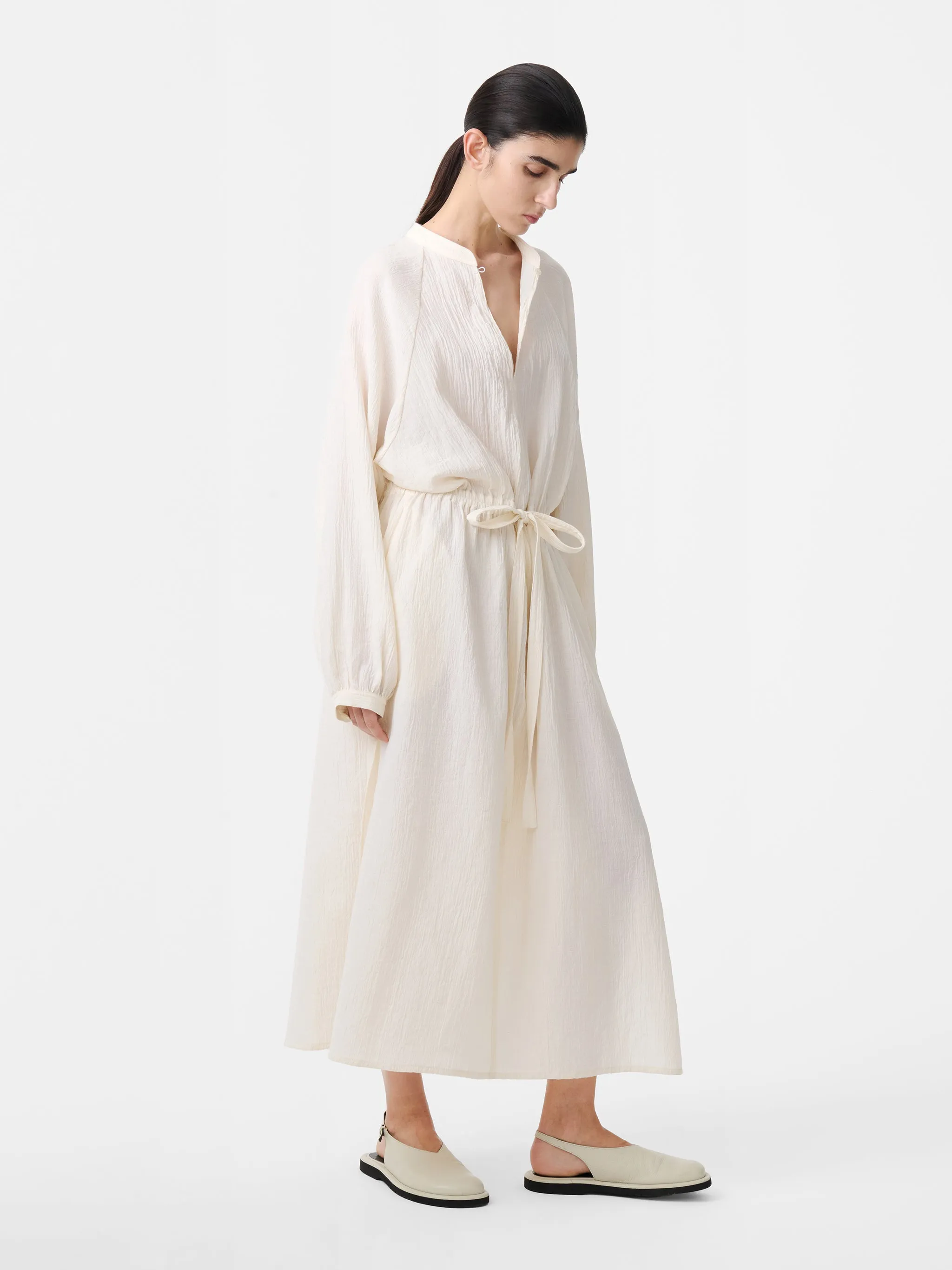 Blanca Dress in Milk sold by Studio Nicholson product image thumbnail 2