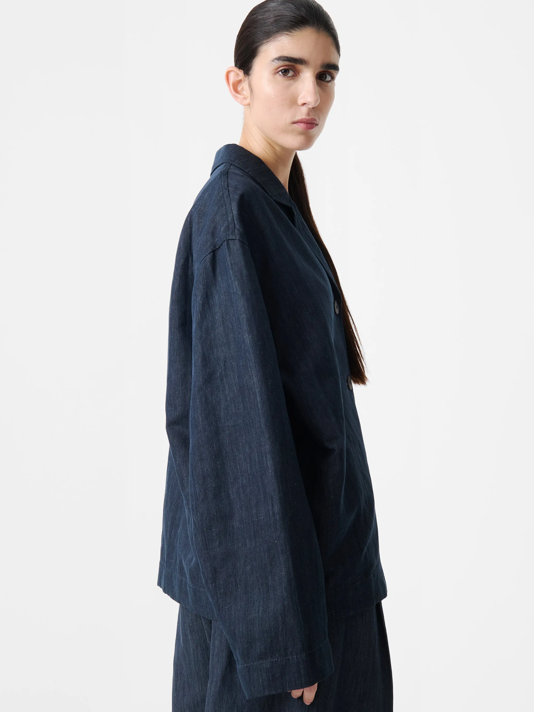 Modi Jacket in Indigo sold by Studio Nicholson product image thumbnail 5