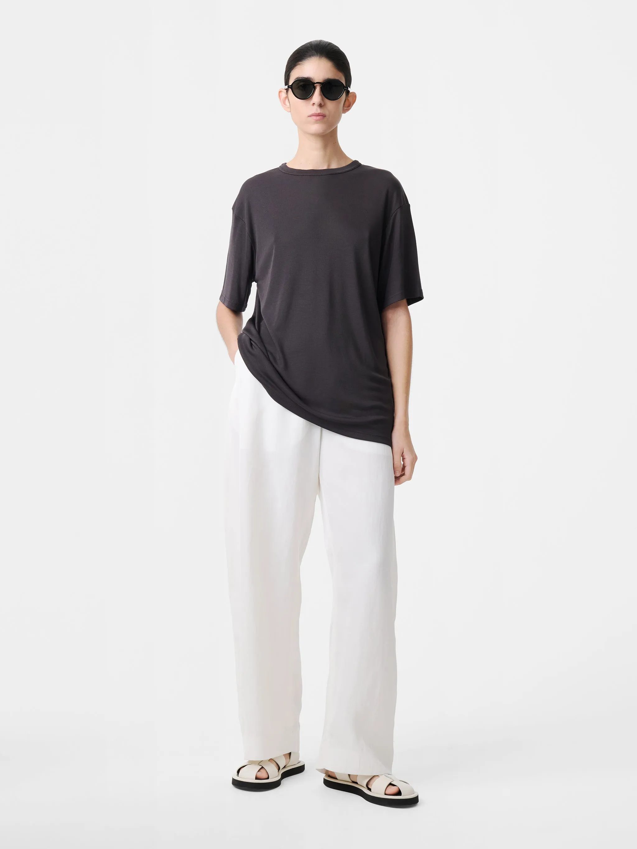 Rond T-Shirt in Oil sold by Studio Nicholson product image thumbnail 2