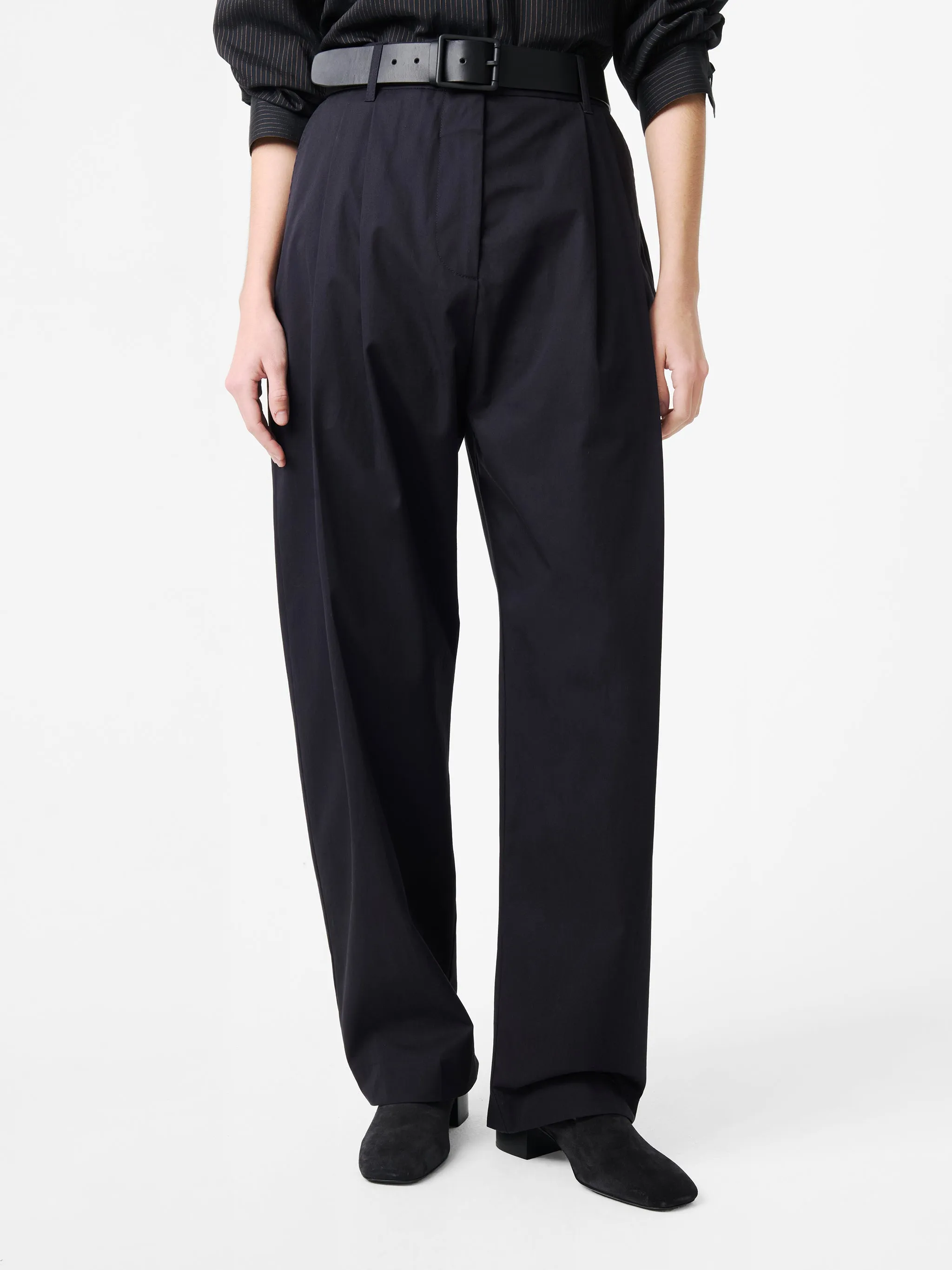 Acuna Workwear Cotton Pant in Darkest Navy sold by Studio Nicholson product image thumbnail 5