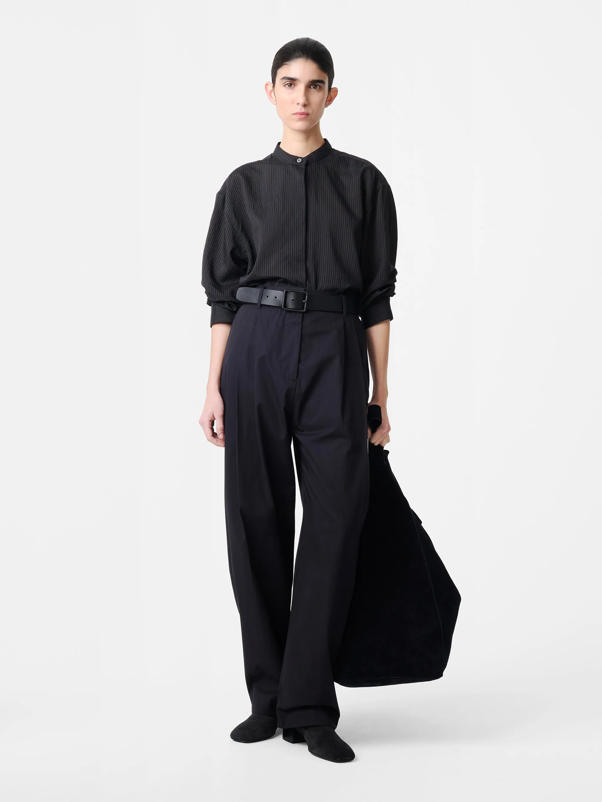 Acuna Workwear Cotton Pant in Darkest Navy sold by Studio Nicholson product image thumbnail 2