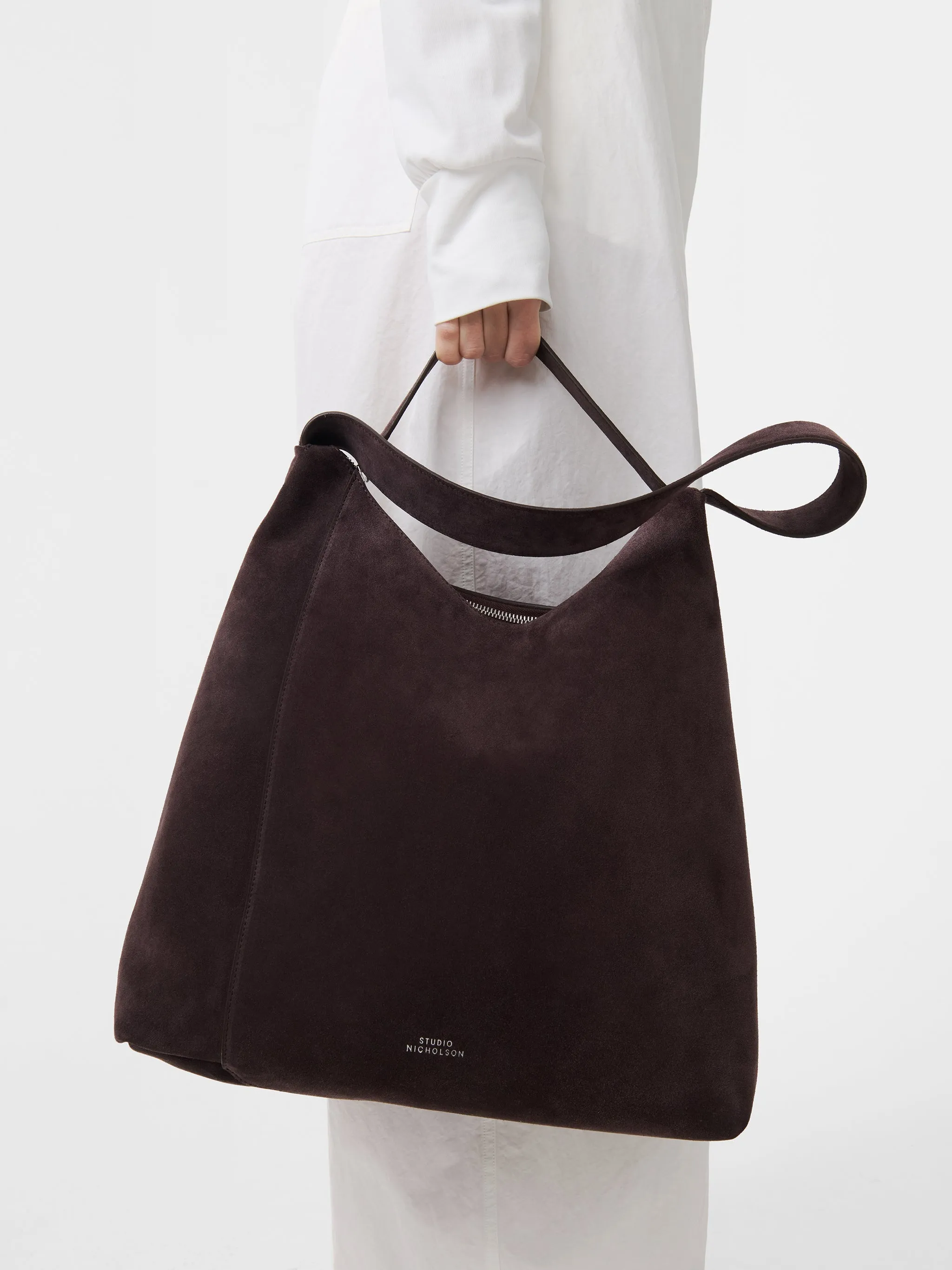 Hobo Type 1 Suede Bag in Conker sold by Studio Nicholson product image thumbnail 3