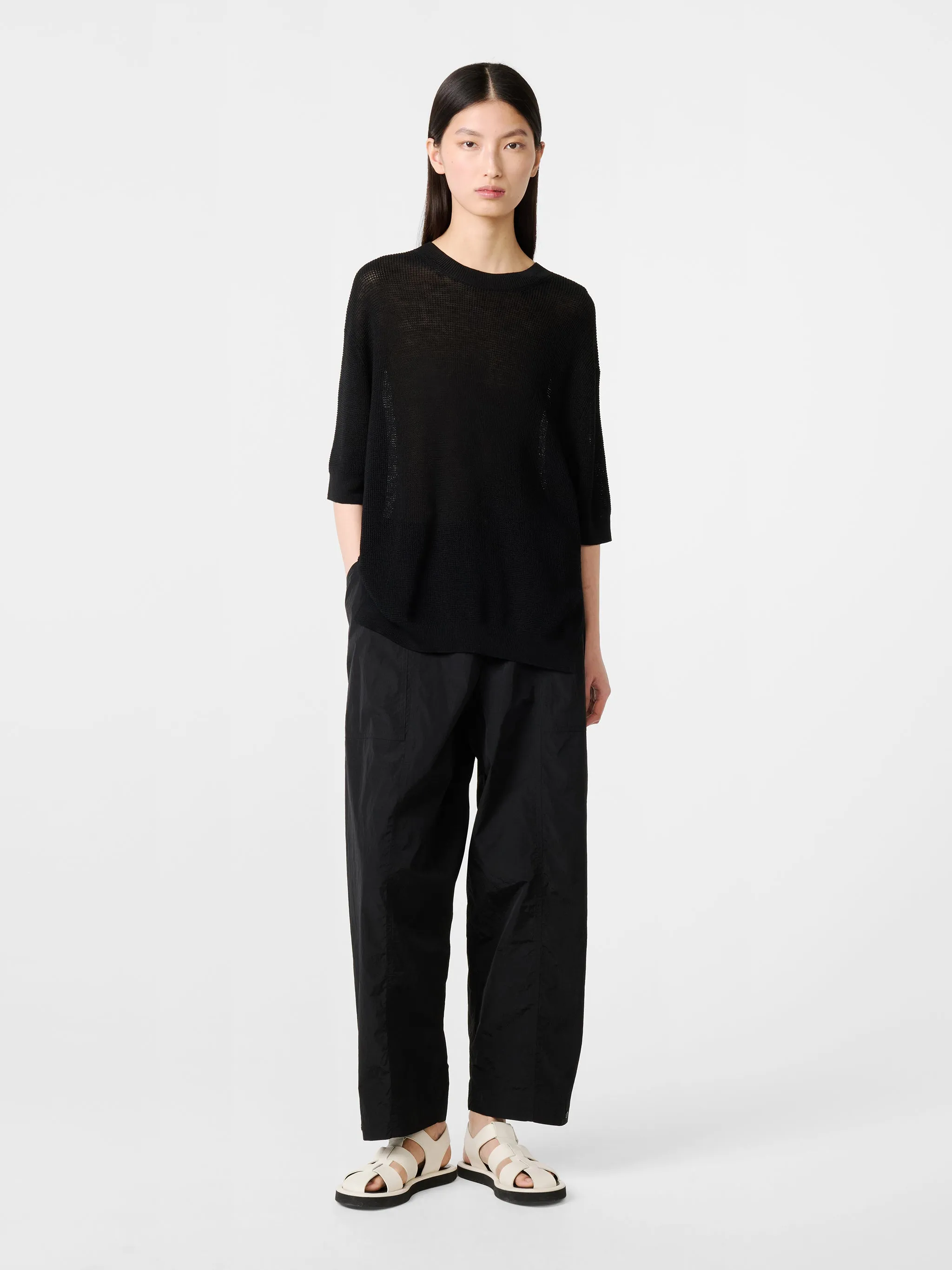Firma Knit in Black sold by Studio Nicholson