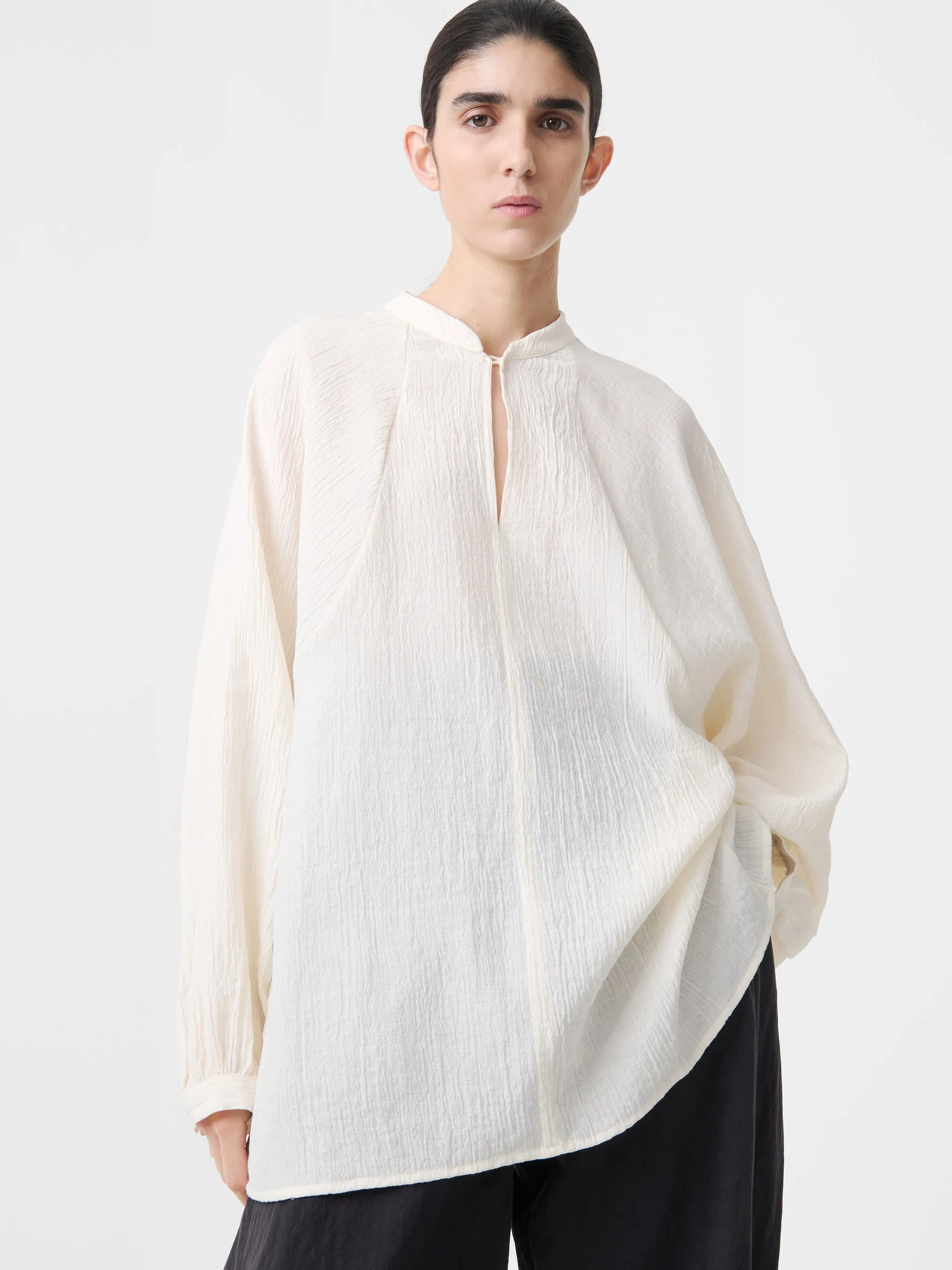 Seil Top in Milk sold by Studio Nicholson product image thumbnail 4