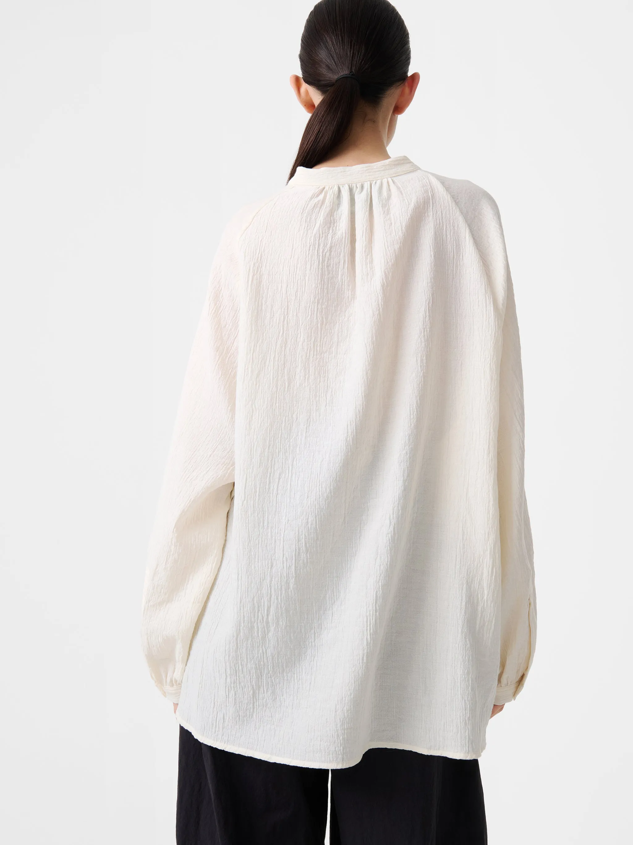 Seil Top in Milk sold by Studio Nicholson product image thumbnail 5