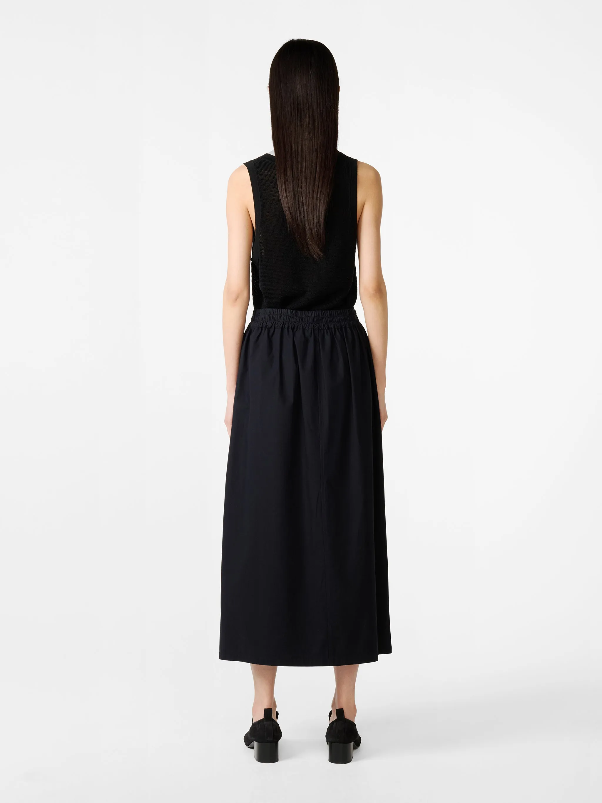 Oates Skirt in Darkest Navy sold by Studio Nicholson product image thumbnail 3