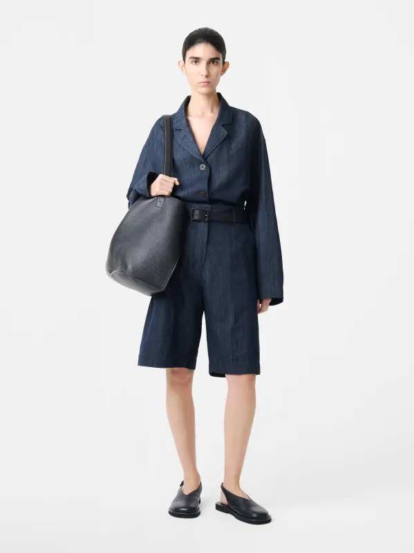 Luna Short in Indigo sold by Studio Nicholson
