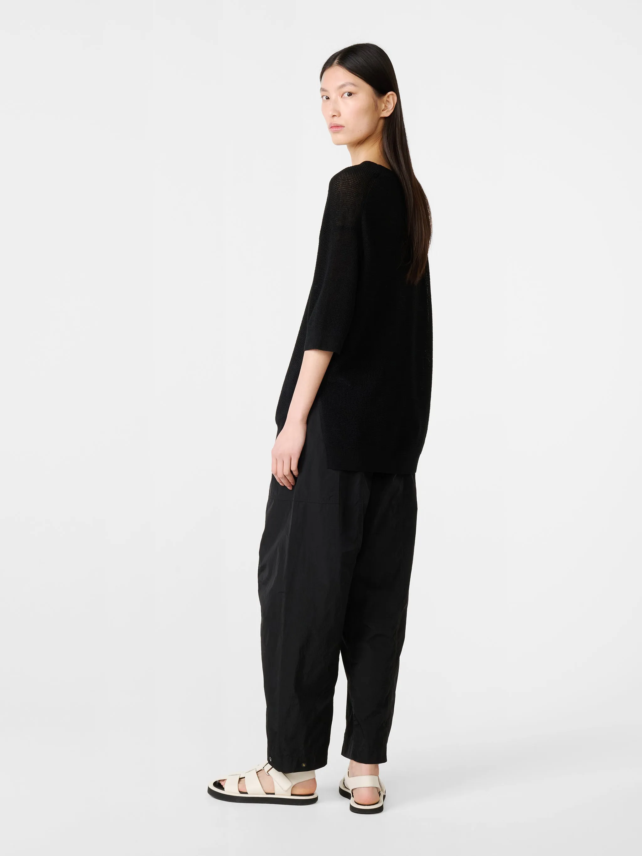 Lorca Pant in Black sold by Studio Nicholson product image thumbnail 3