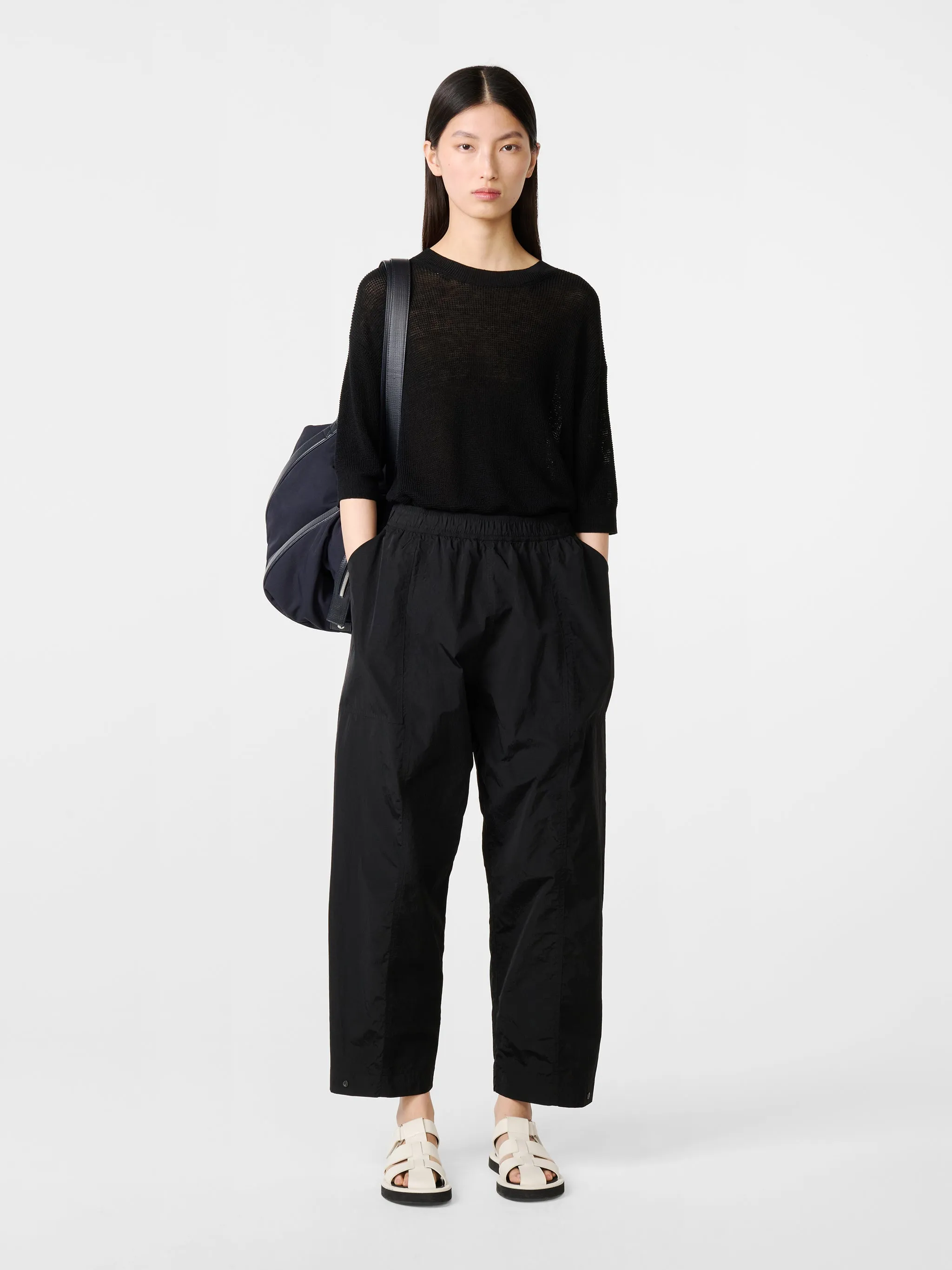 Lorca Pant in Black sold by Studio Nicholson