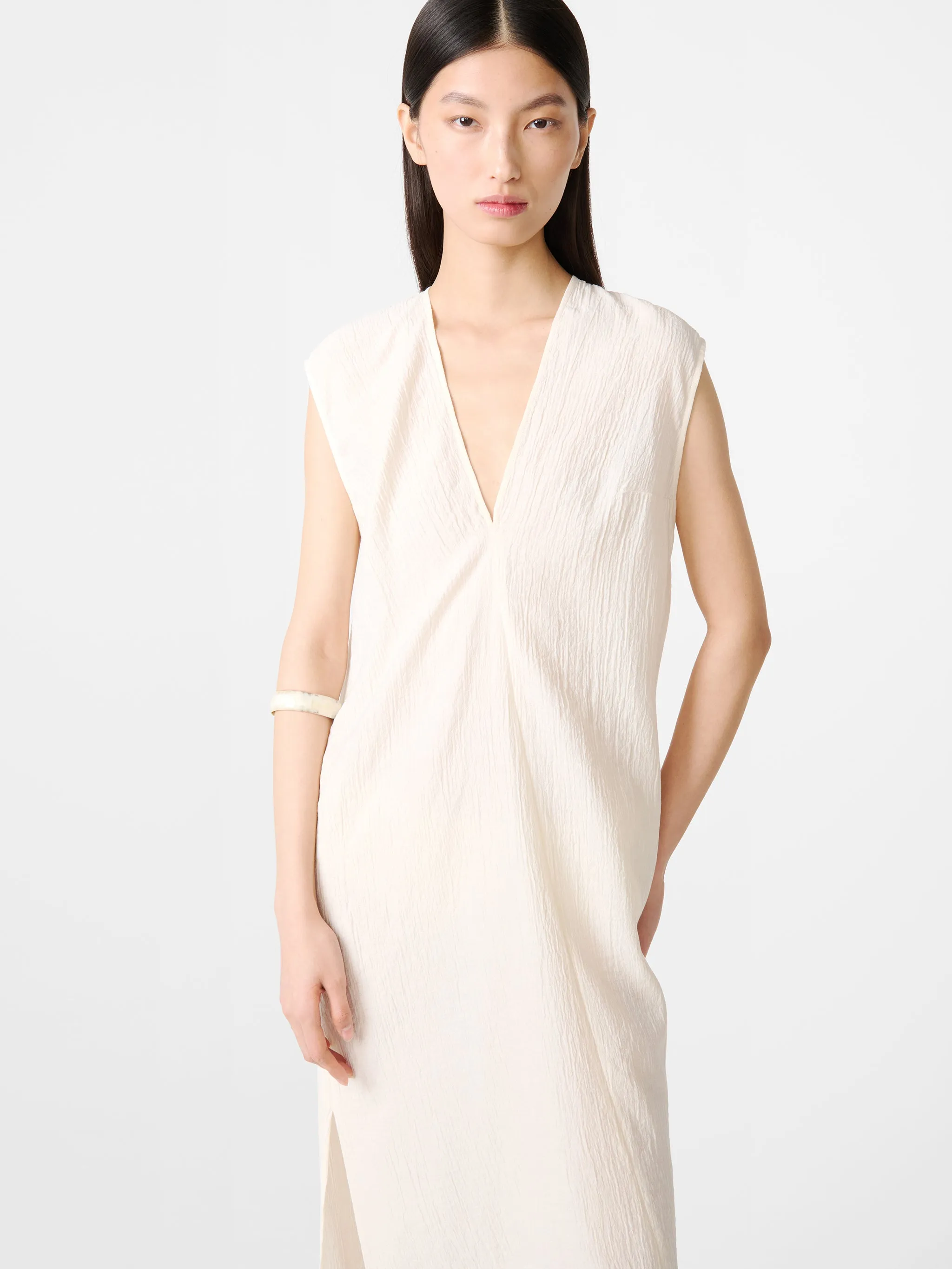 Lise Dress in Milk sold by Studio Nicholson product image thumbnail 2