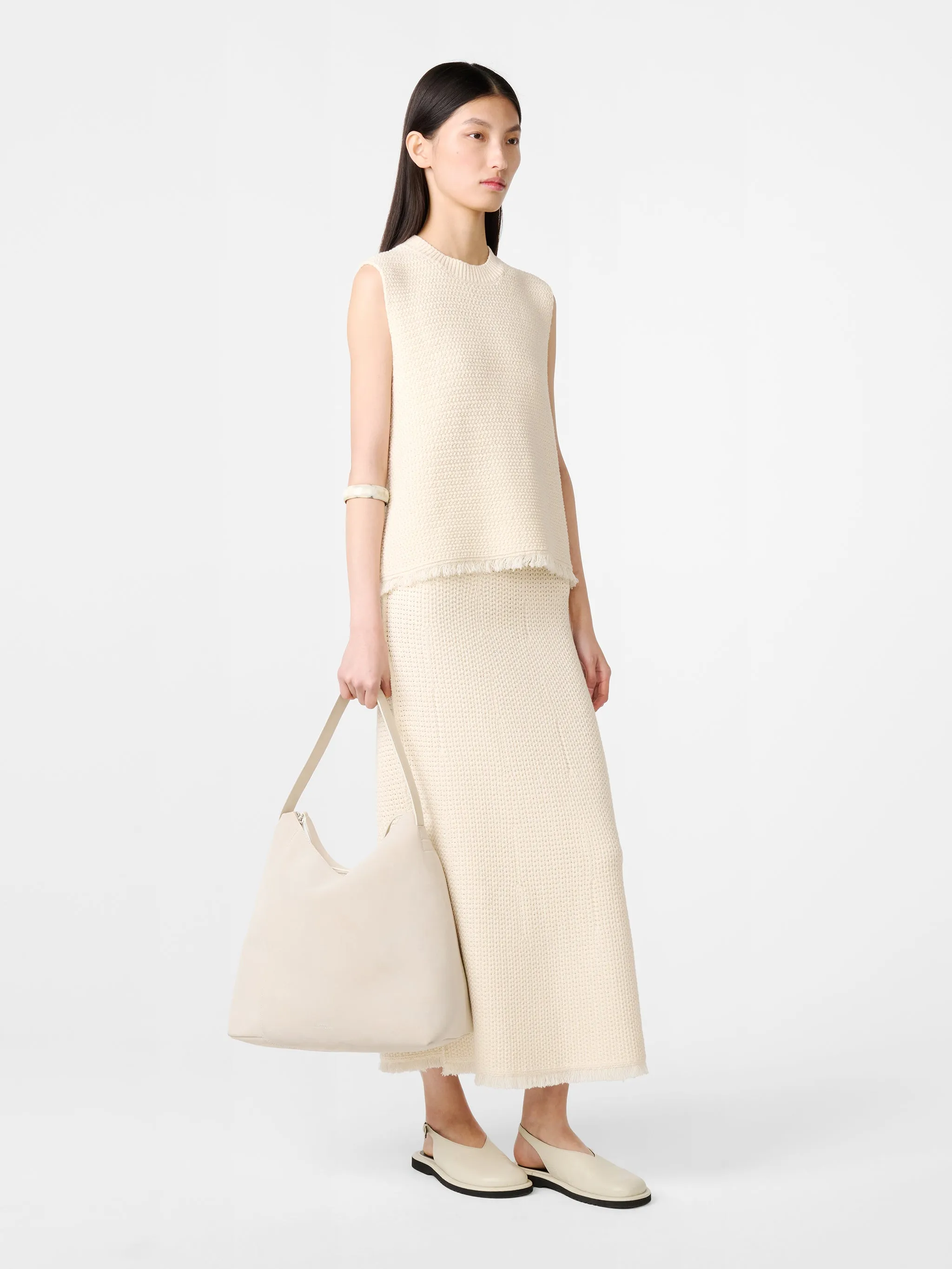 Fray Knit in Cream sold by Studio Nicholson product image thumbnail 5