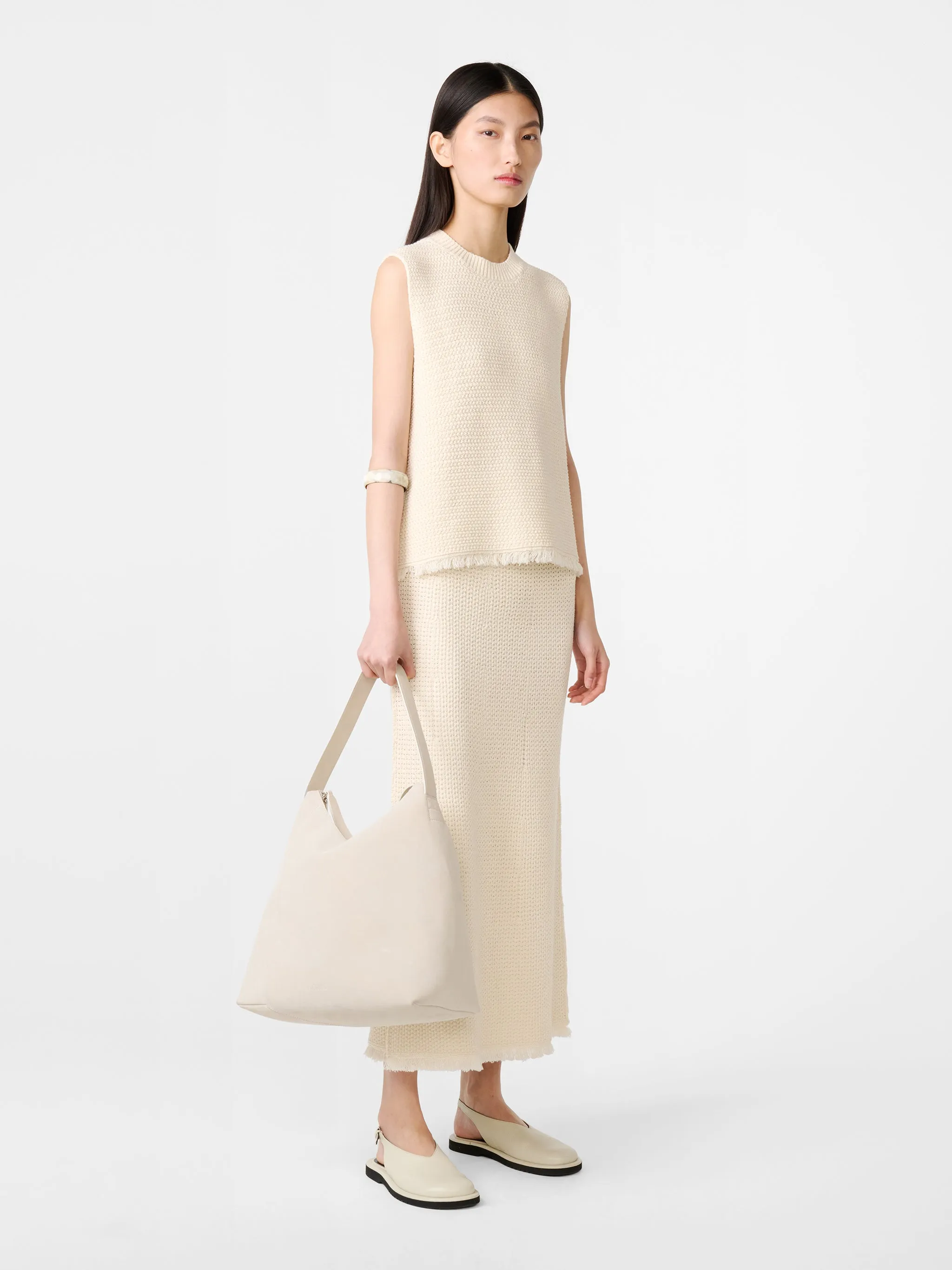 Fray Knit in Cream sold by Studio Nicholson product image thumbnail 3