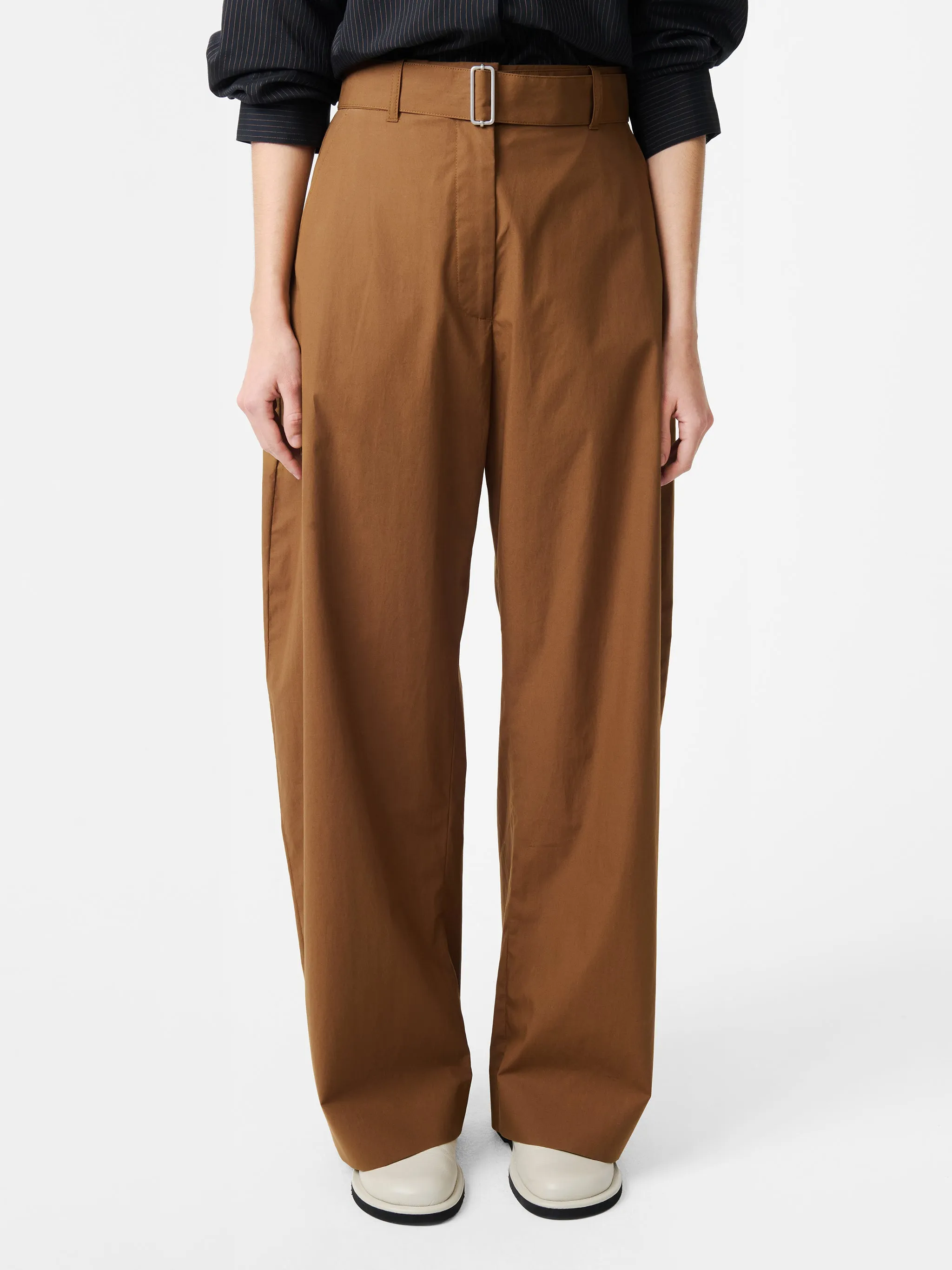 Doring Cotton Pant in Almond sold by Studio Nicholson product image thumbnail 5