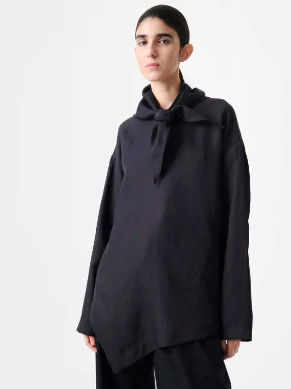 Bute Linen Top in Darkest Navy sold by Studio Nicholson