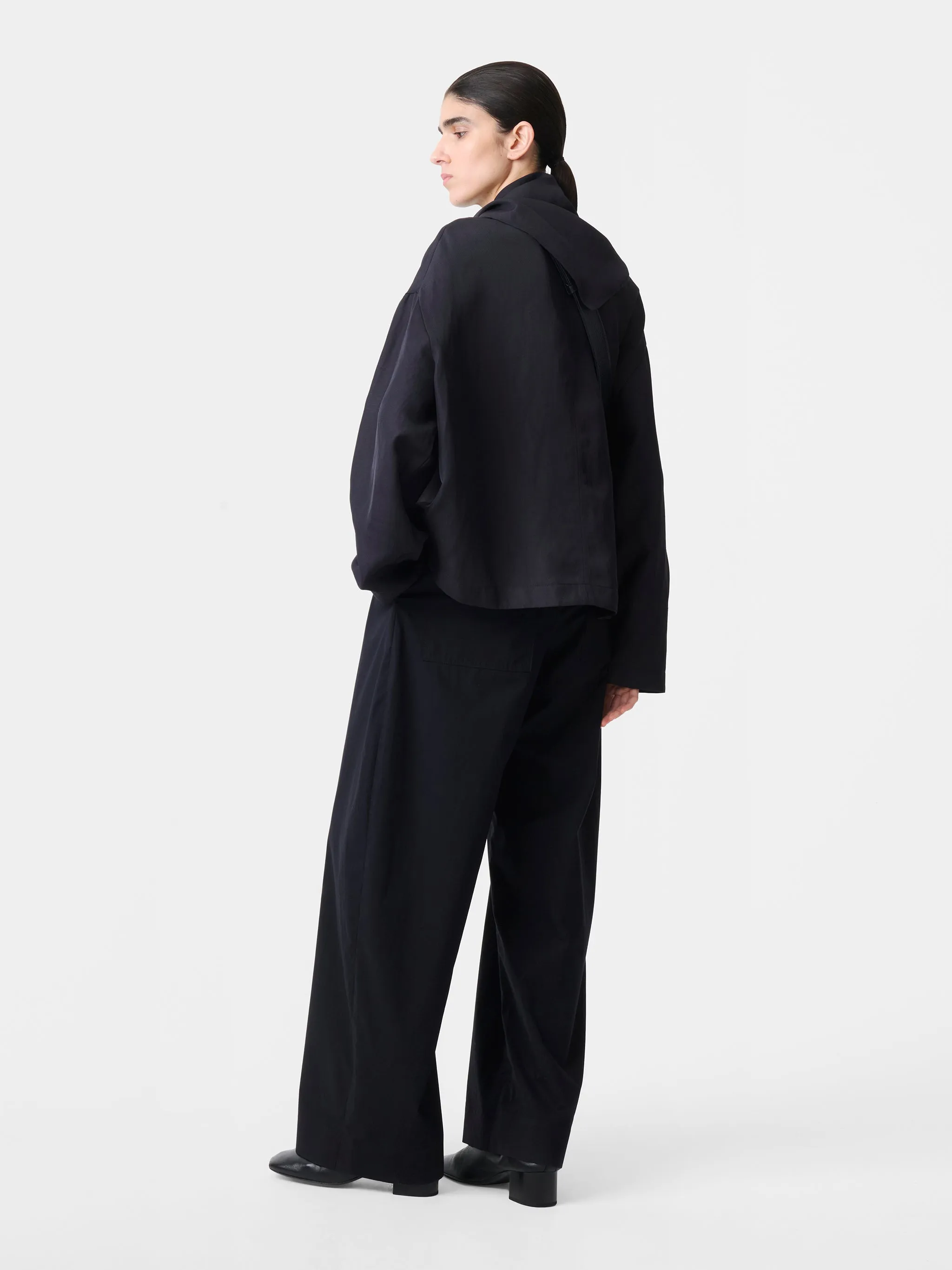 Bute Linen Top in Darkest Navy sold by Studio Nicholson product image thumbnail 5