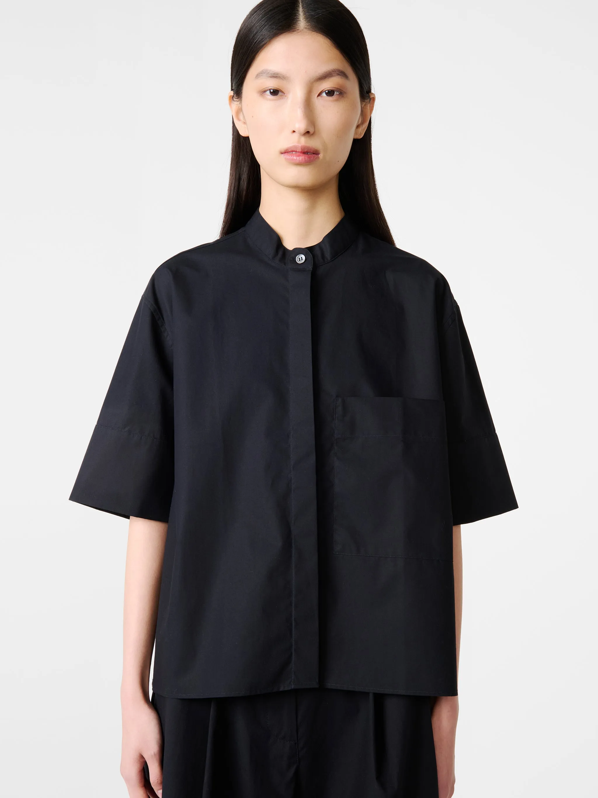 Annick Shirt in Darkest Navy sold by Studio Nicholson