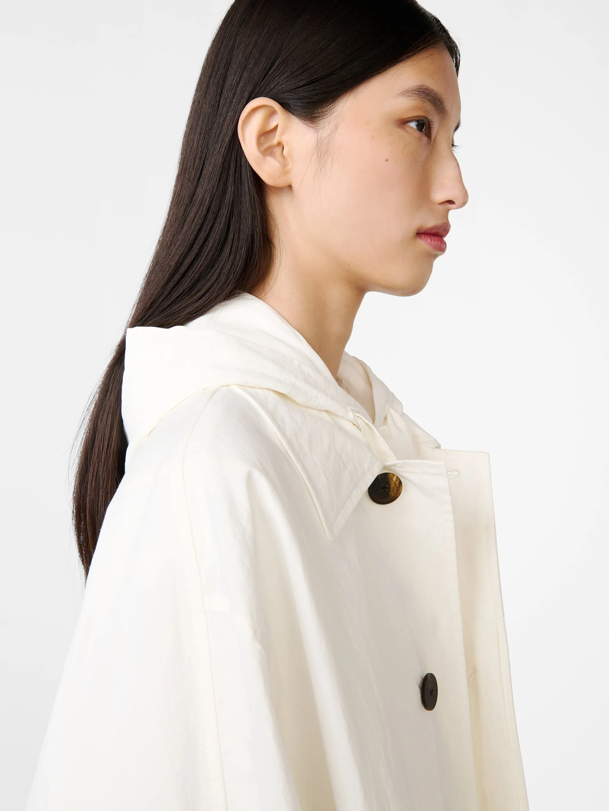 Nevis Coat in Parchment sold by Studio Nicholson product image thumbnail 3