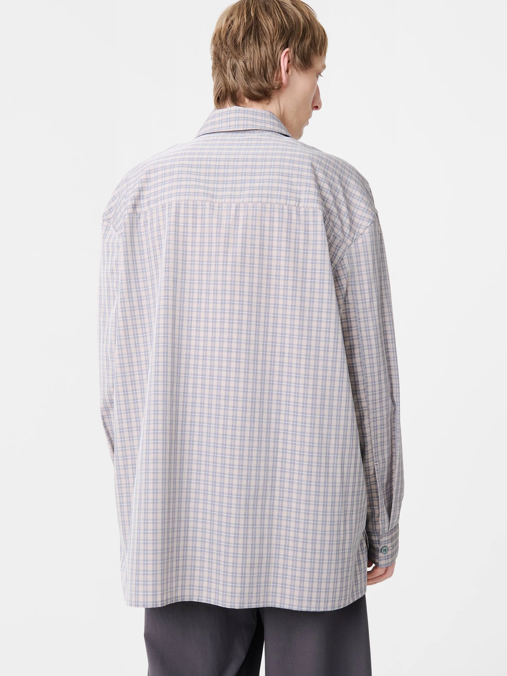 Strike Check Shirt in Multi sold by Studio Nicholson product image thumbnail 2