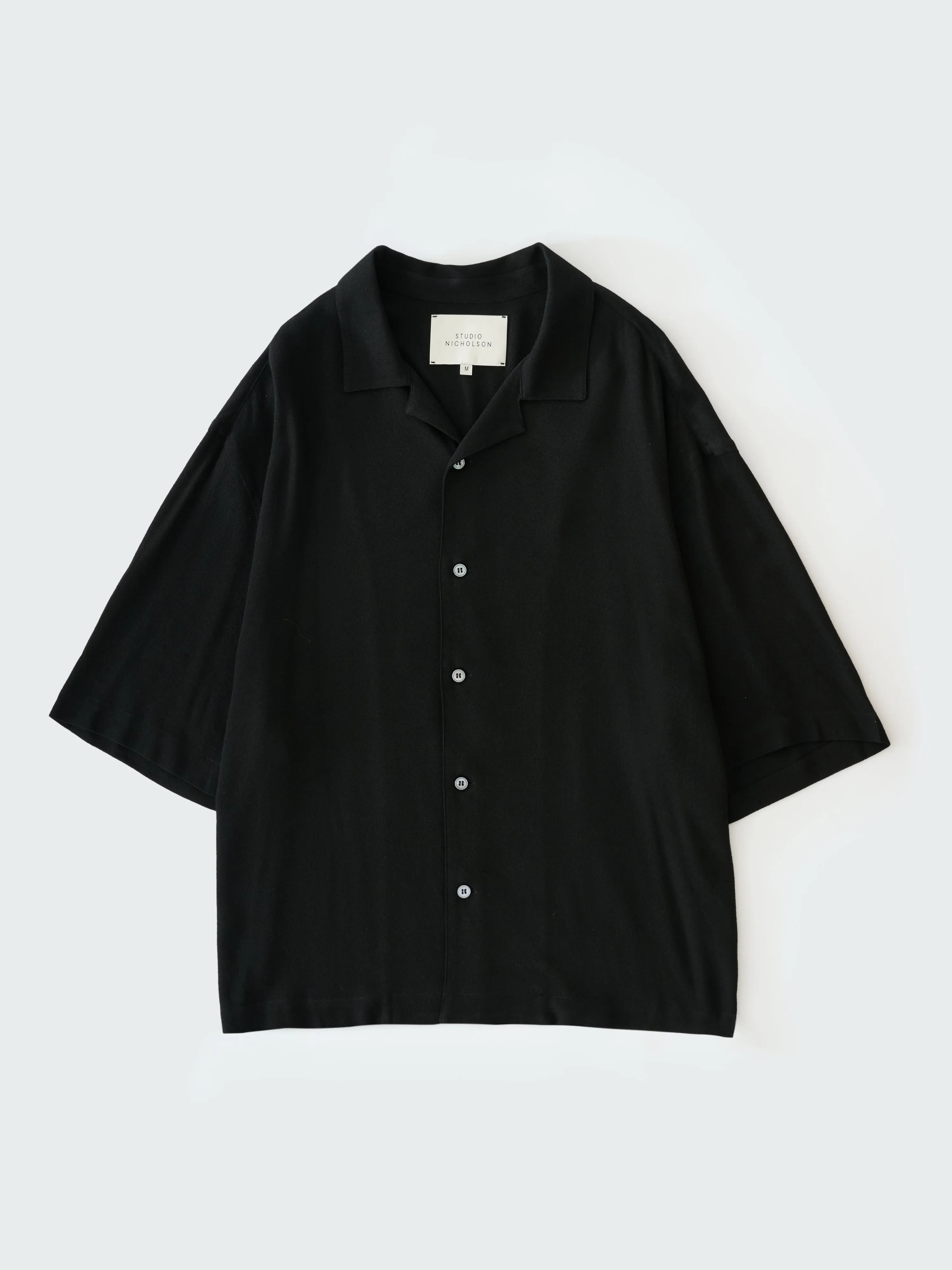 Kline Shirt in Black sold by Studio Nicholson product image thumbnail 5