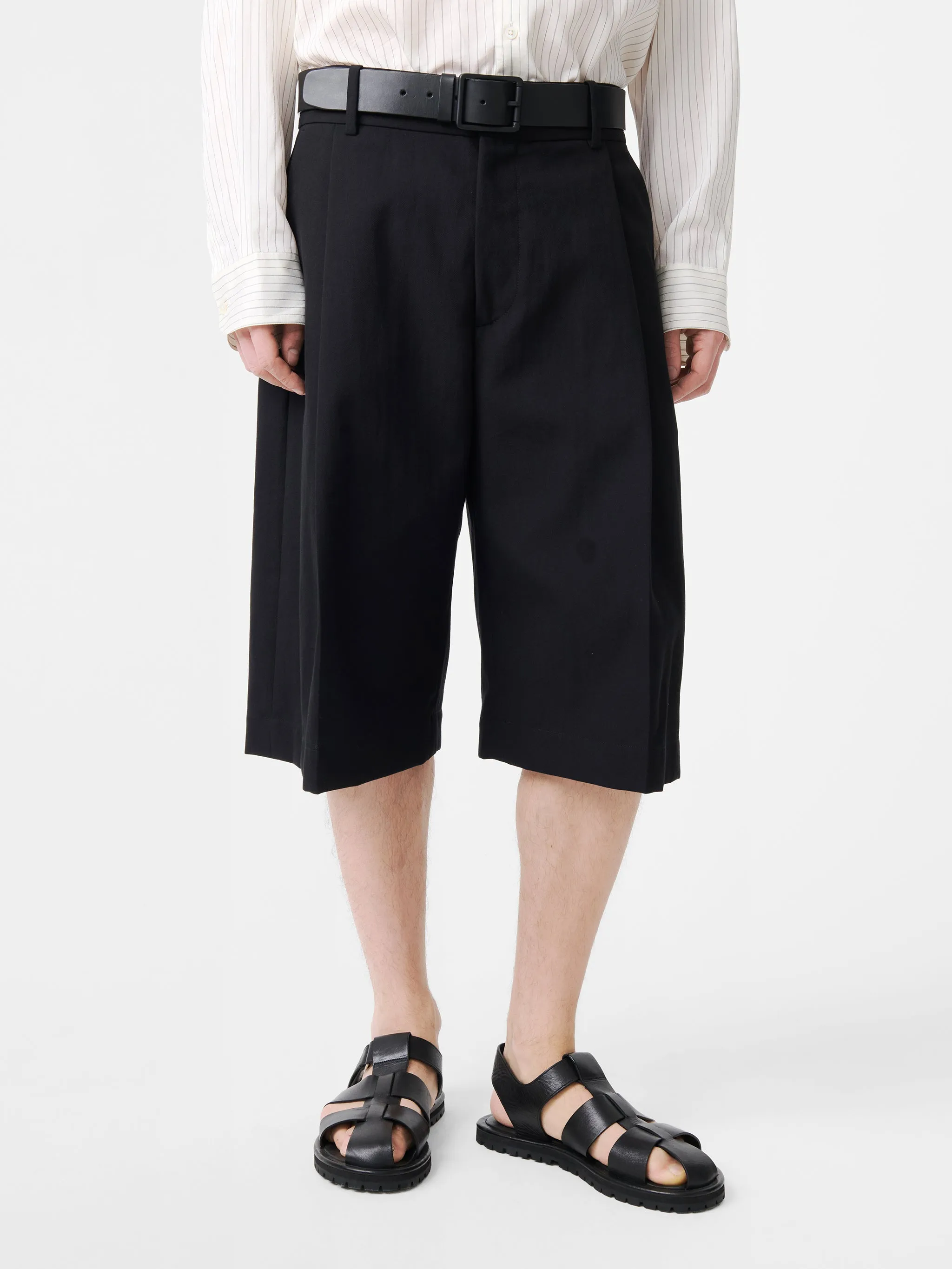 Fowld Short in Black sold by Studio Nicholson product image thumbnail 5