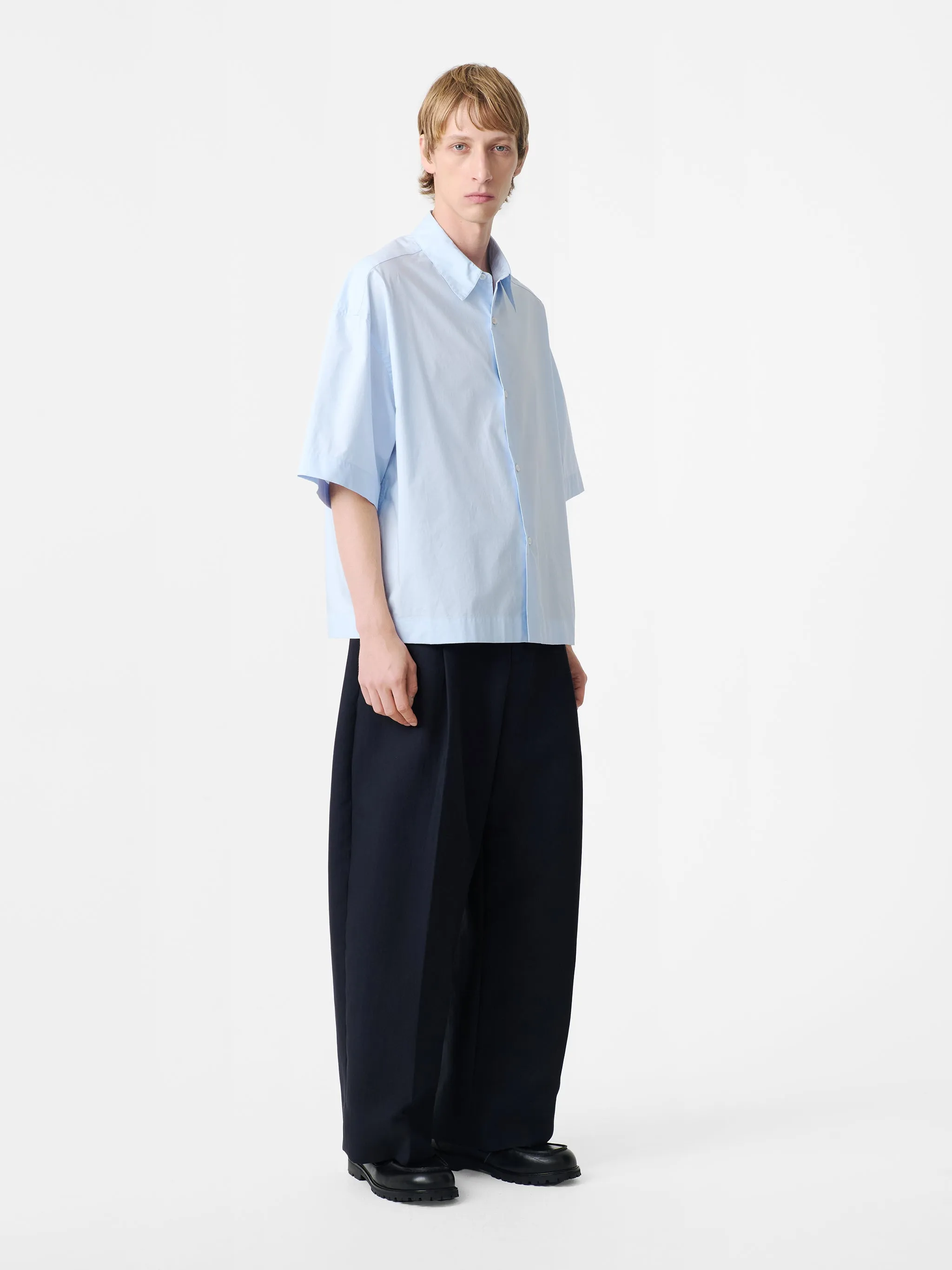 Sanko Shirt in Sky Blue sold by Studio Nicholson product image thumbnail 3