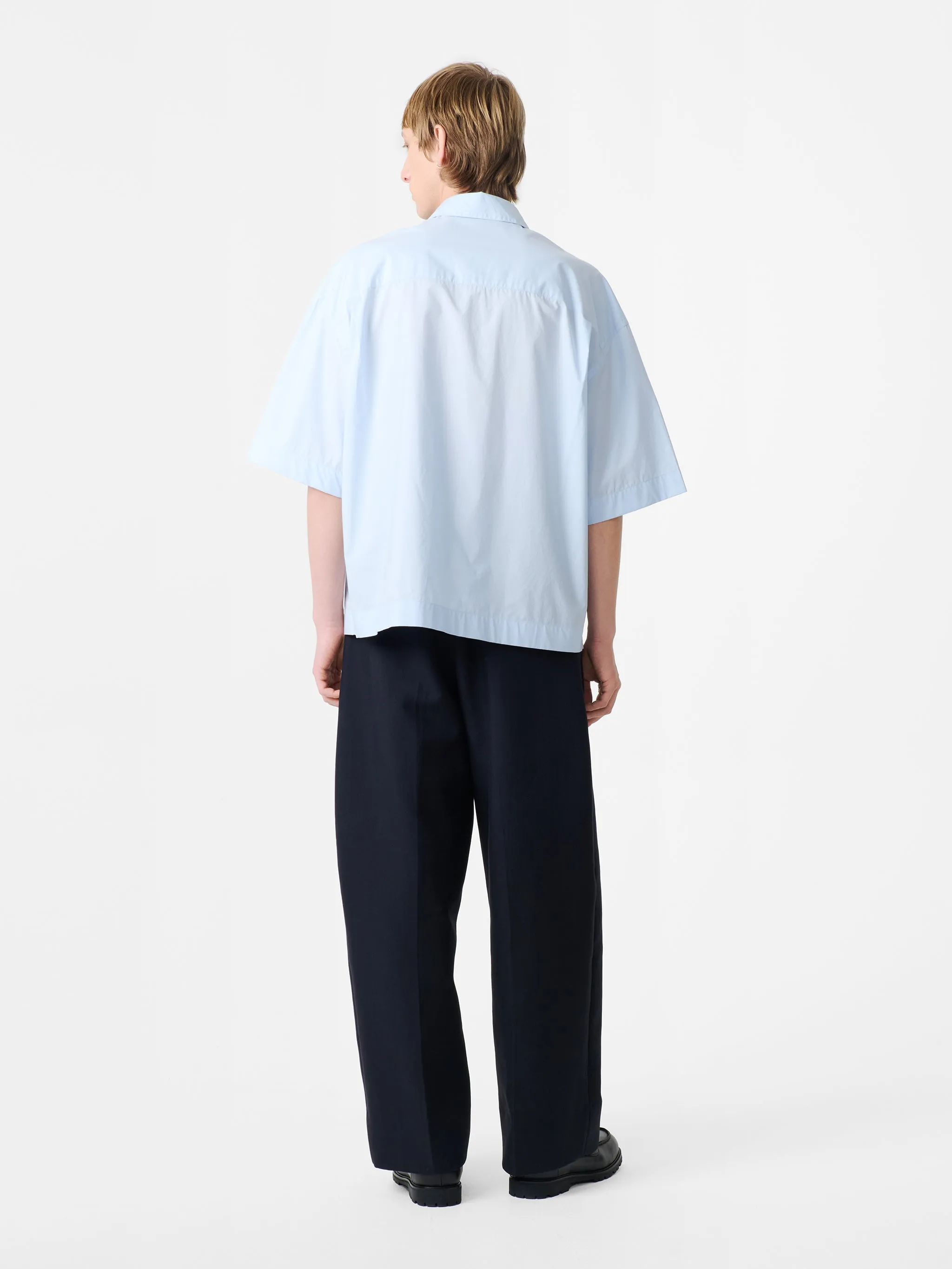 Sanko Shirt in Sky Blue sold by Studio Nicholson product image thumbnail 5
