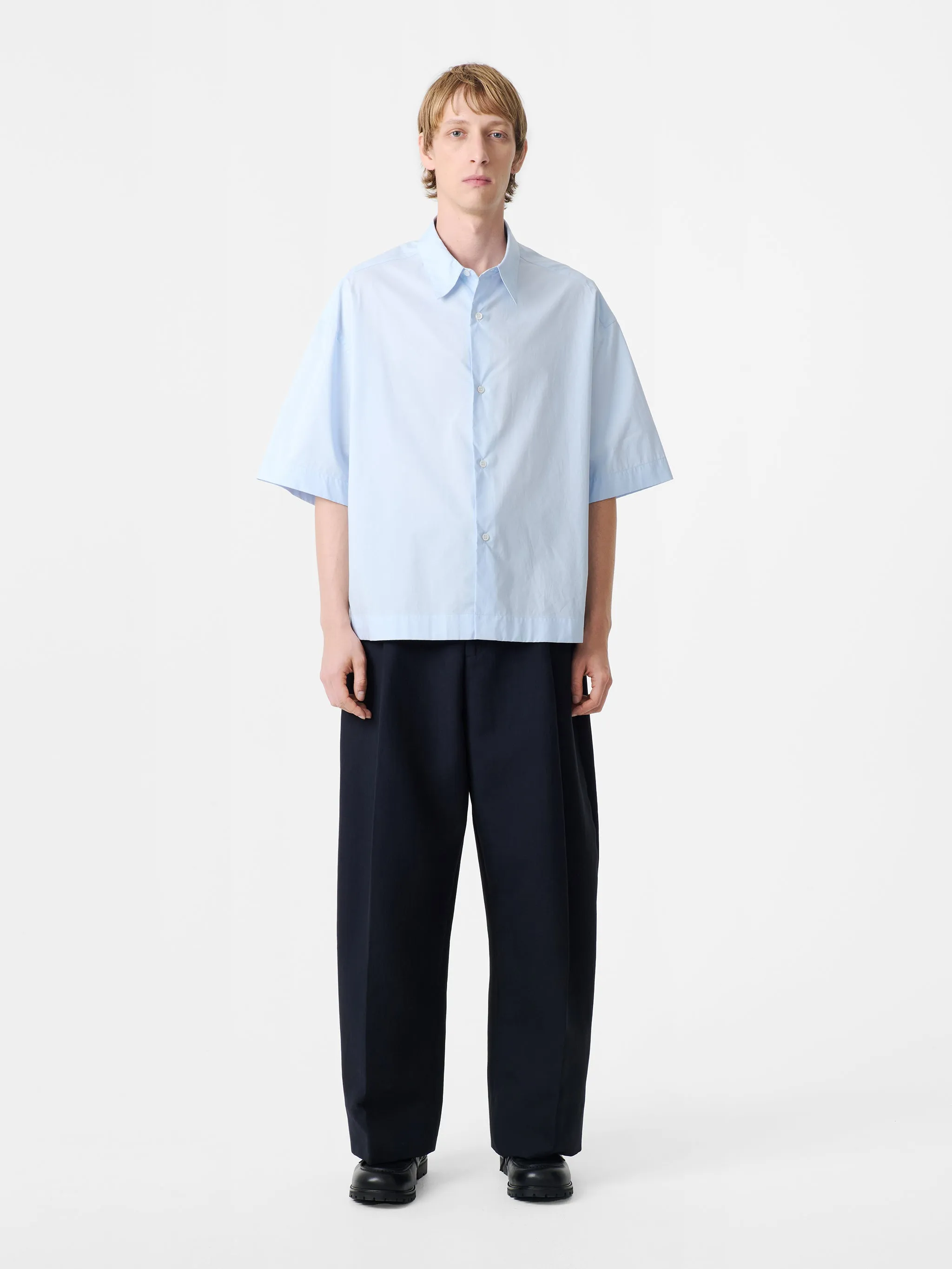 Sanko Shirt in Sky Blue sold by Studio Nicholson product image thumbnail 2