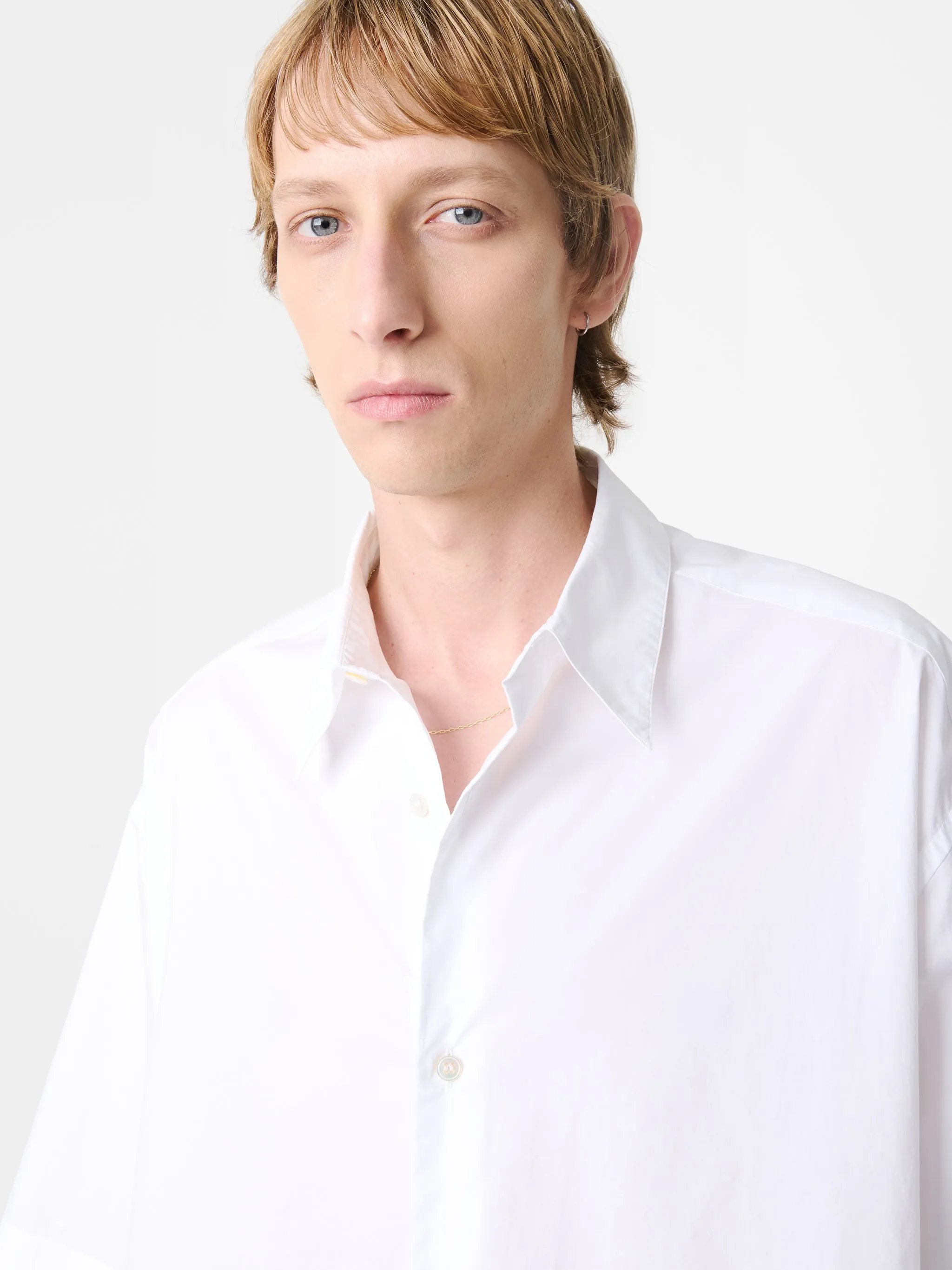 Sanko Shirt in Optic White sold by Studio Nicholson product image thumbnail 3