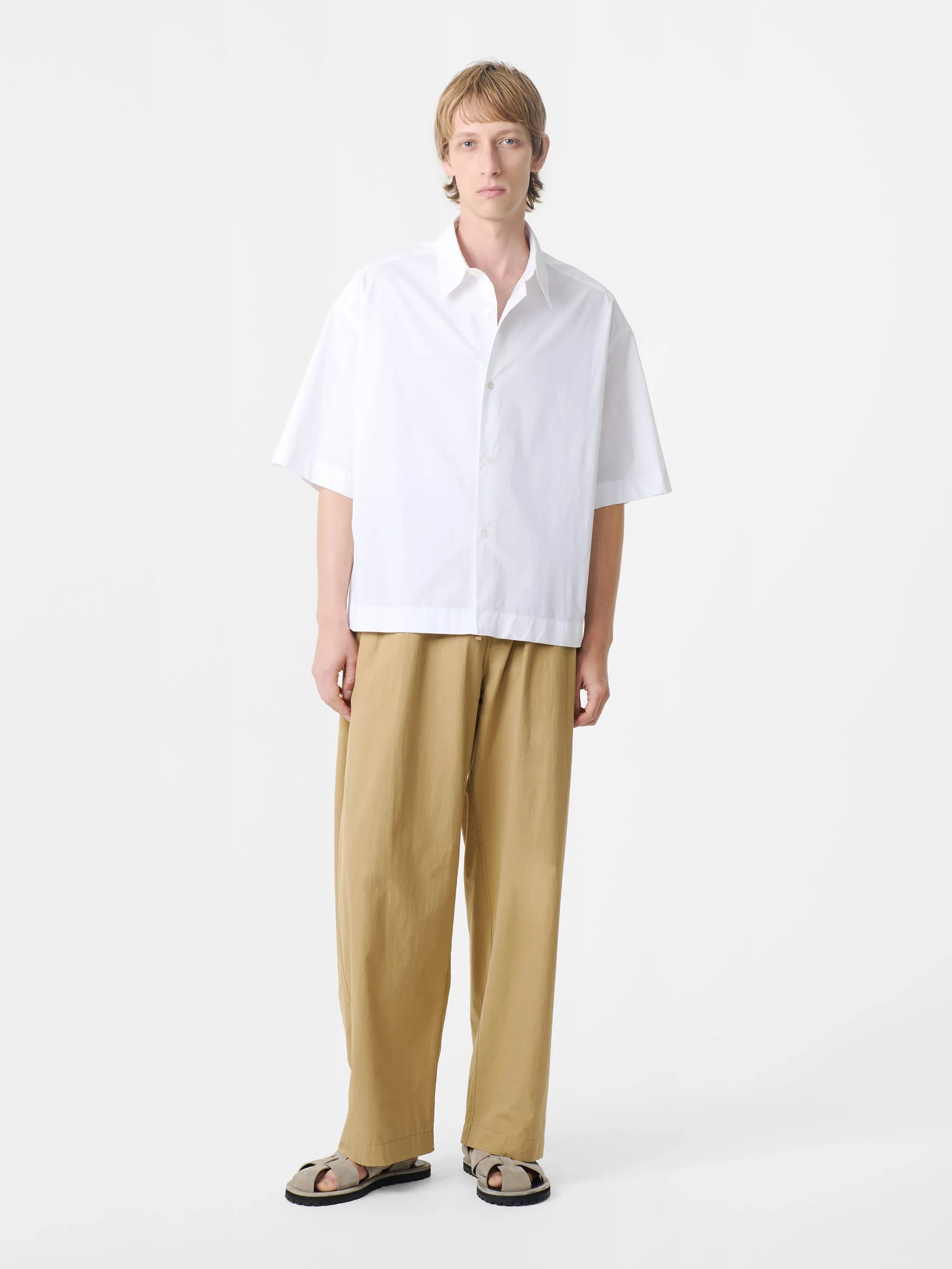 Sanko Shirt in Optic White sold by Studio Nicholson product image thumbnail 2