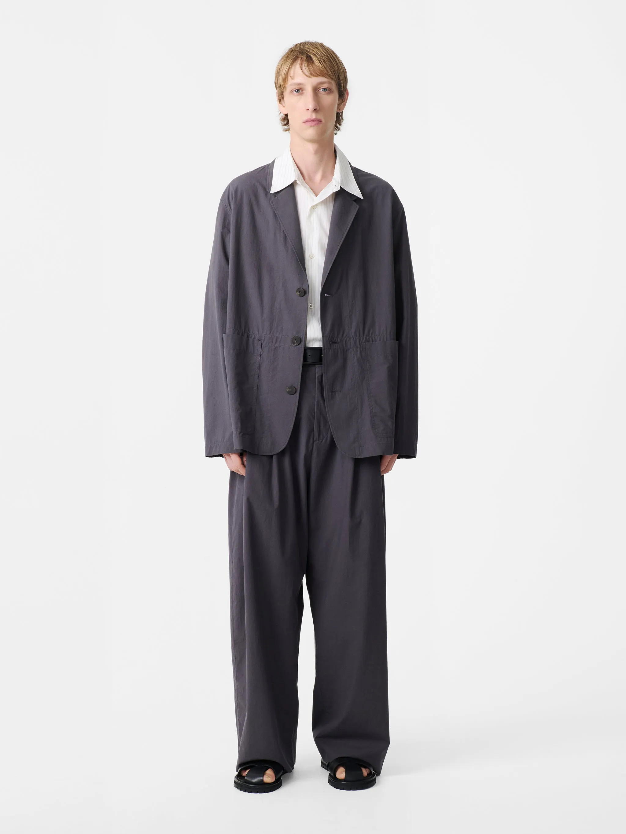 Line Pant in Thunder sold by Studio Nicholson