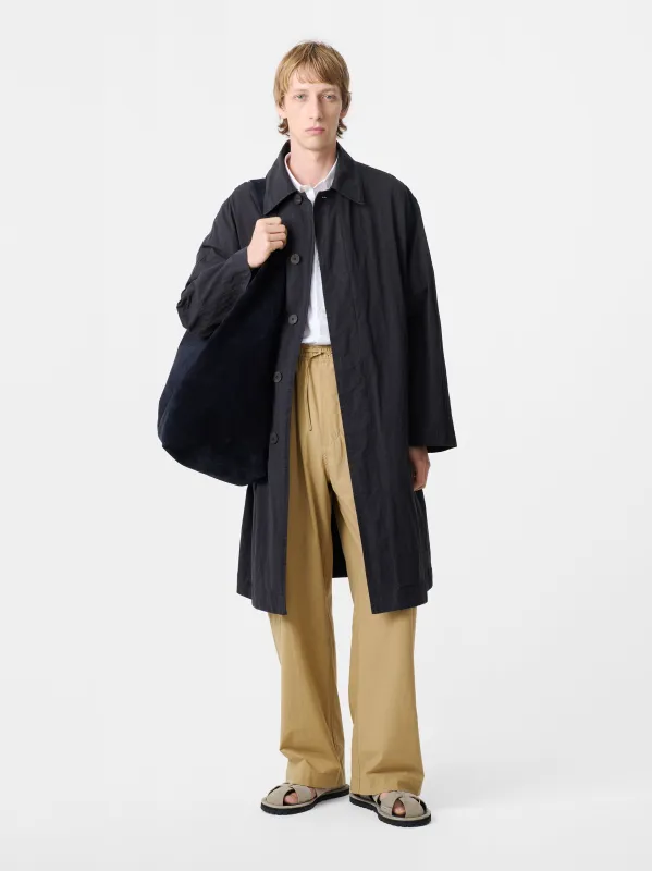 Nevis Coat in Dark Navy sold by Studio Nicholson