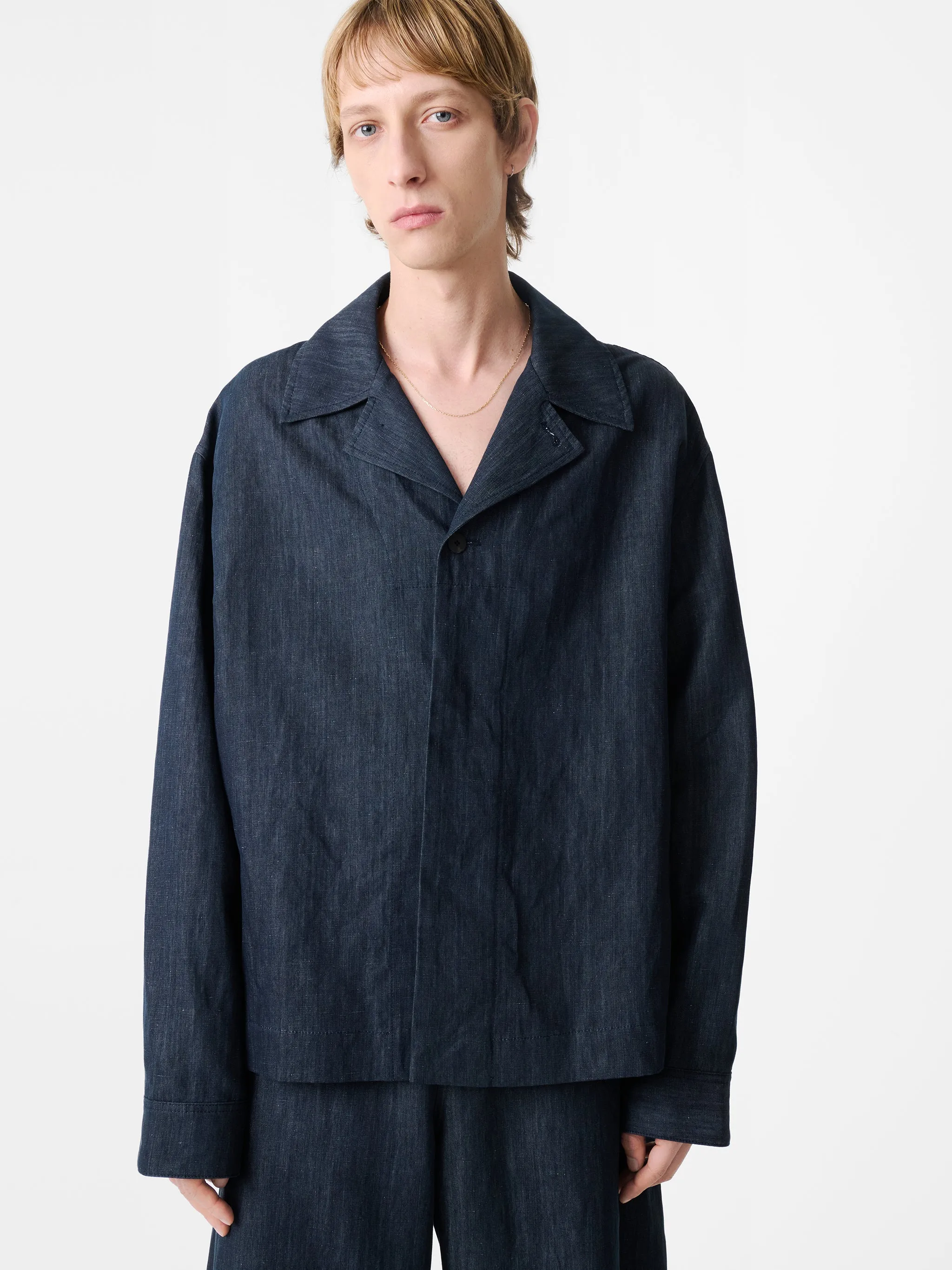 Rick Jacket in Indigo sold by Studio Nicholson product image thumbnail 3