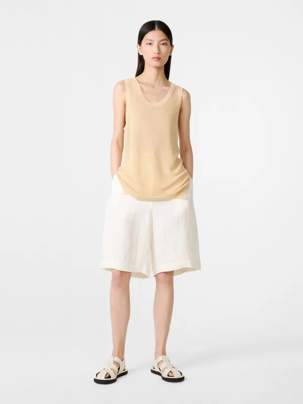 Cilla Top in Raffia sold by Studio Nicholson