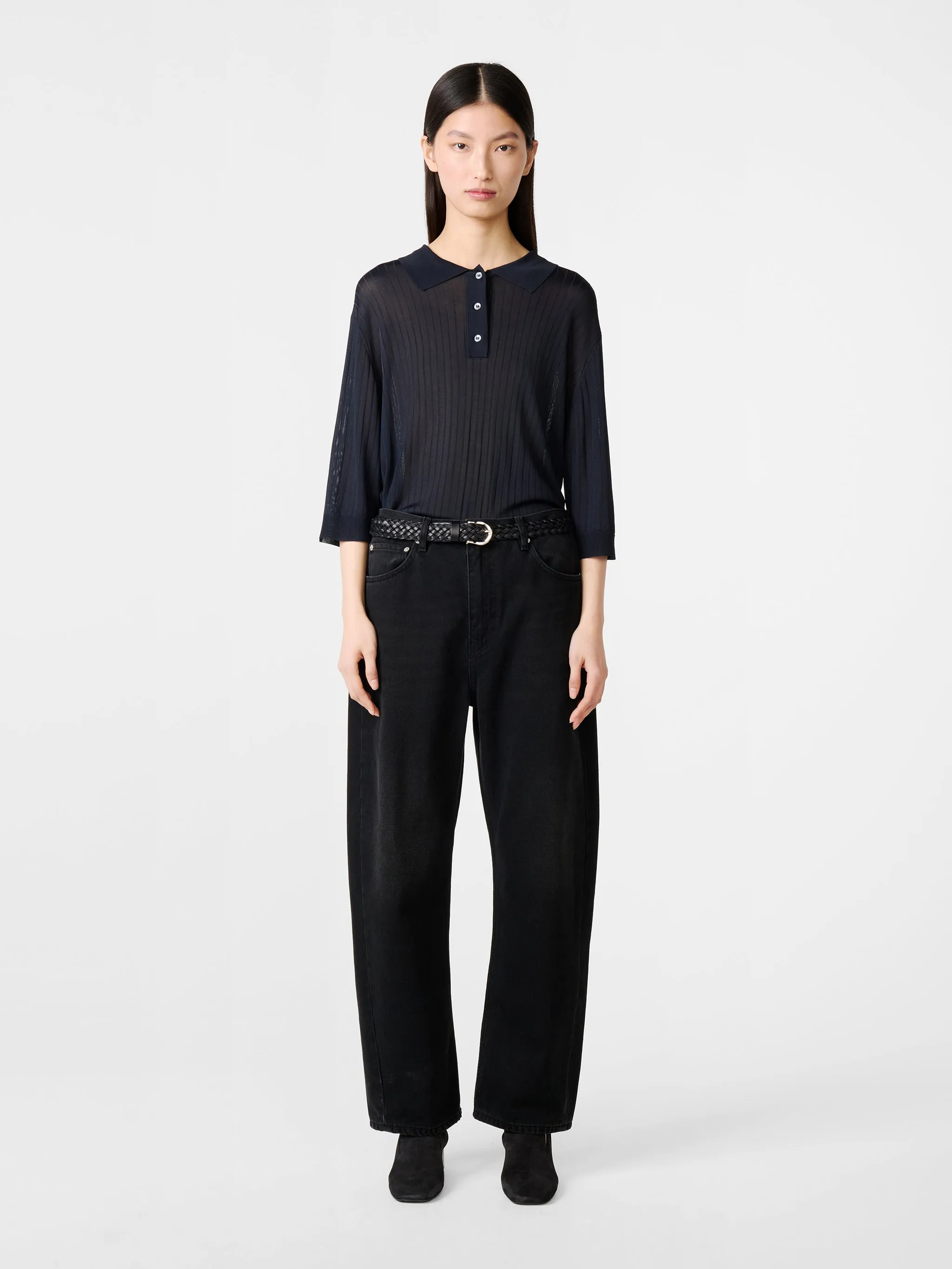 Lordi Knit in Darkest Navy sold by Studio Nicholson product image thumbnail 3