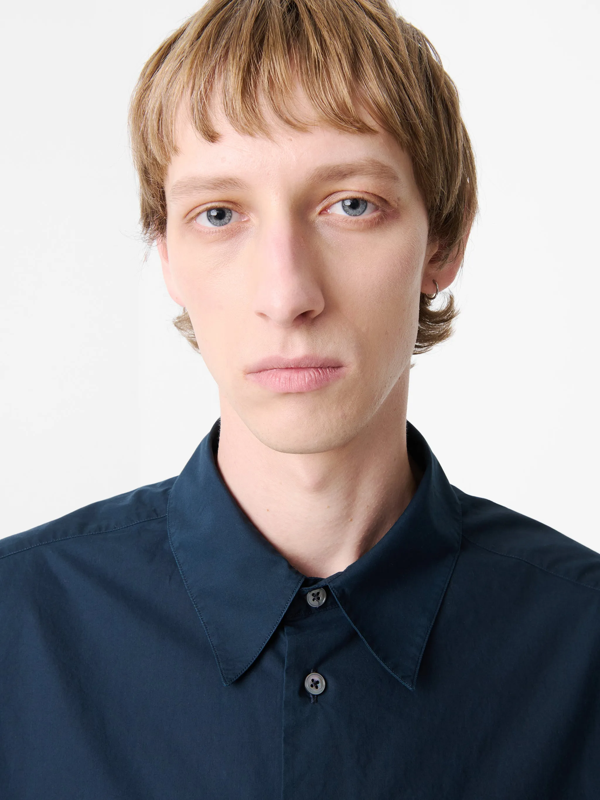 Sanko Shirt in Darkest Navy sold by Studio Nicholson product image thumbnail 3