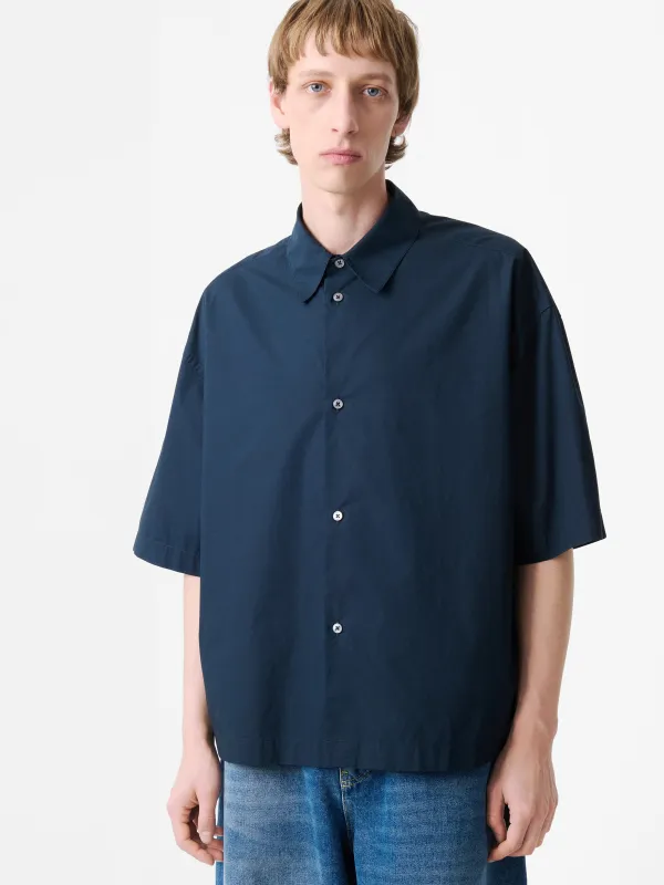 Sanko Shirt in Darkest Navy made by Studio Nicholson