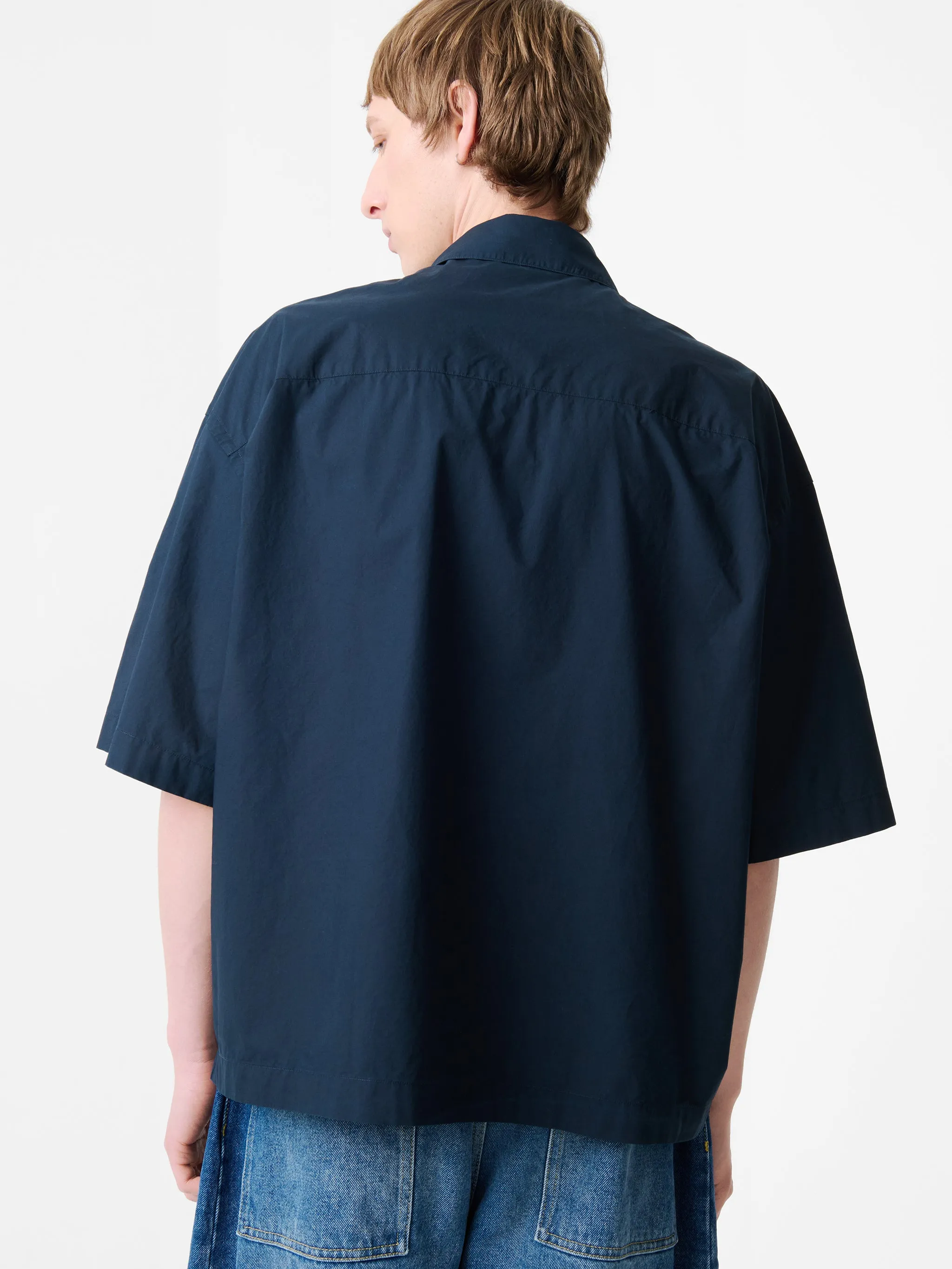 Sanko Shirt in Darkest Navy sold by Studio Nicholson product image thumbnail 4