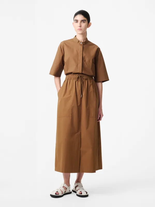 Oates Skirt in Almond made by Studio Nicholson