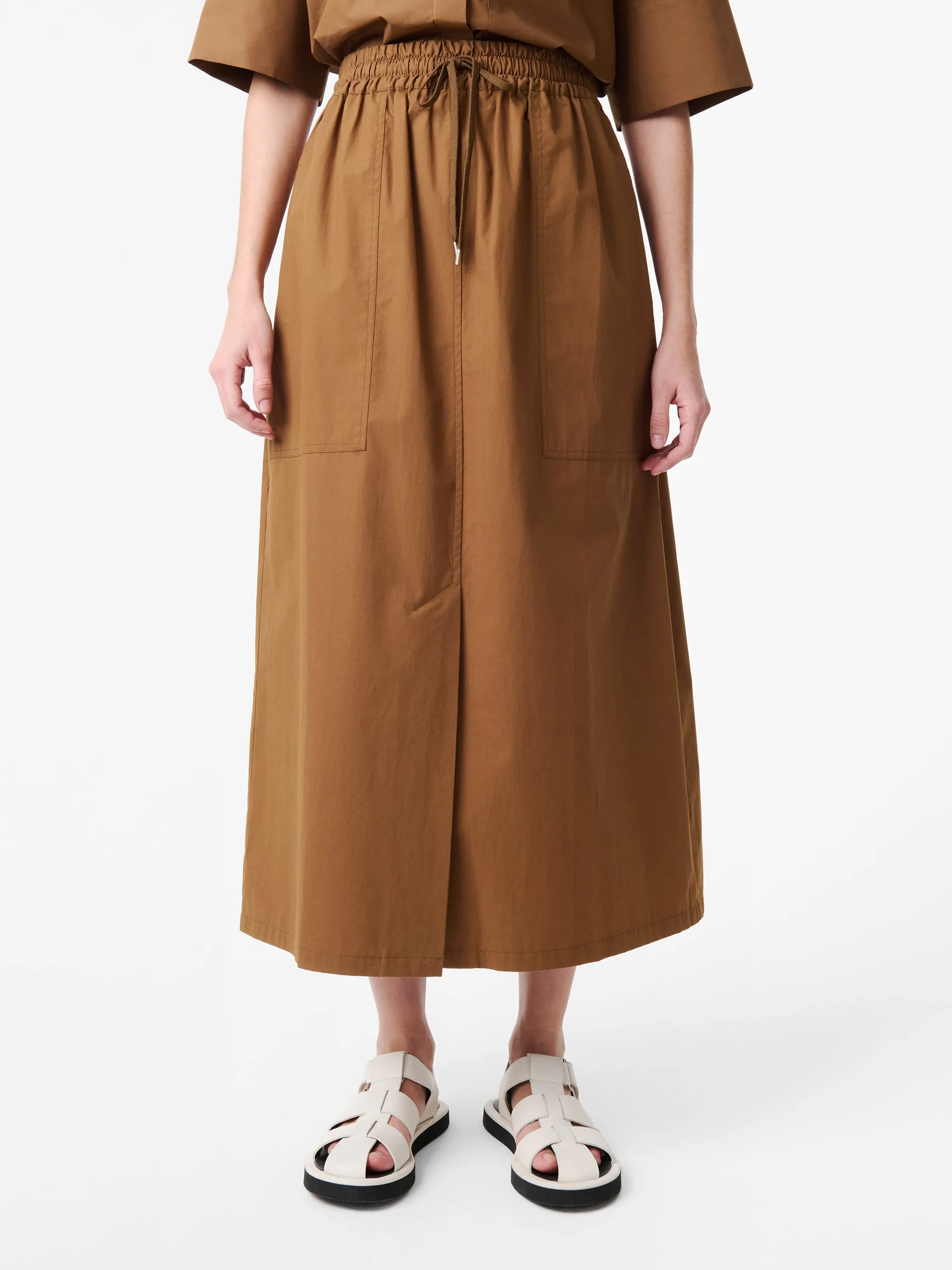 Oates Skirt in Almond sold by Studio Nicholson product image thumbnail 4