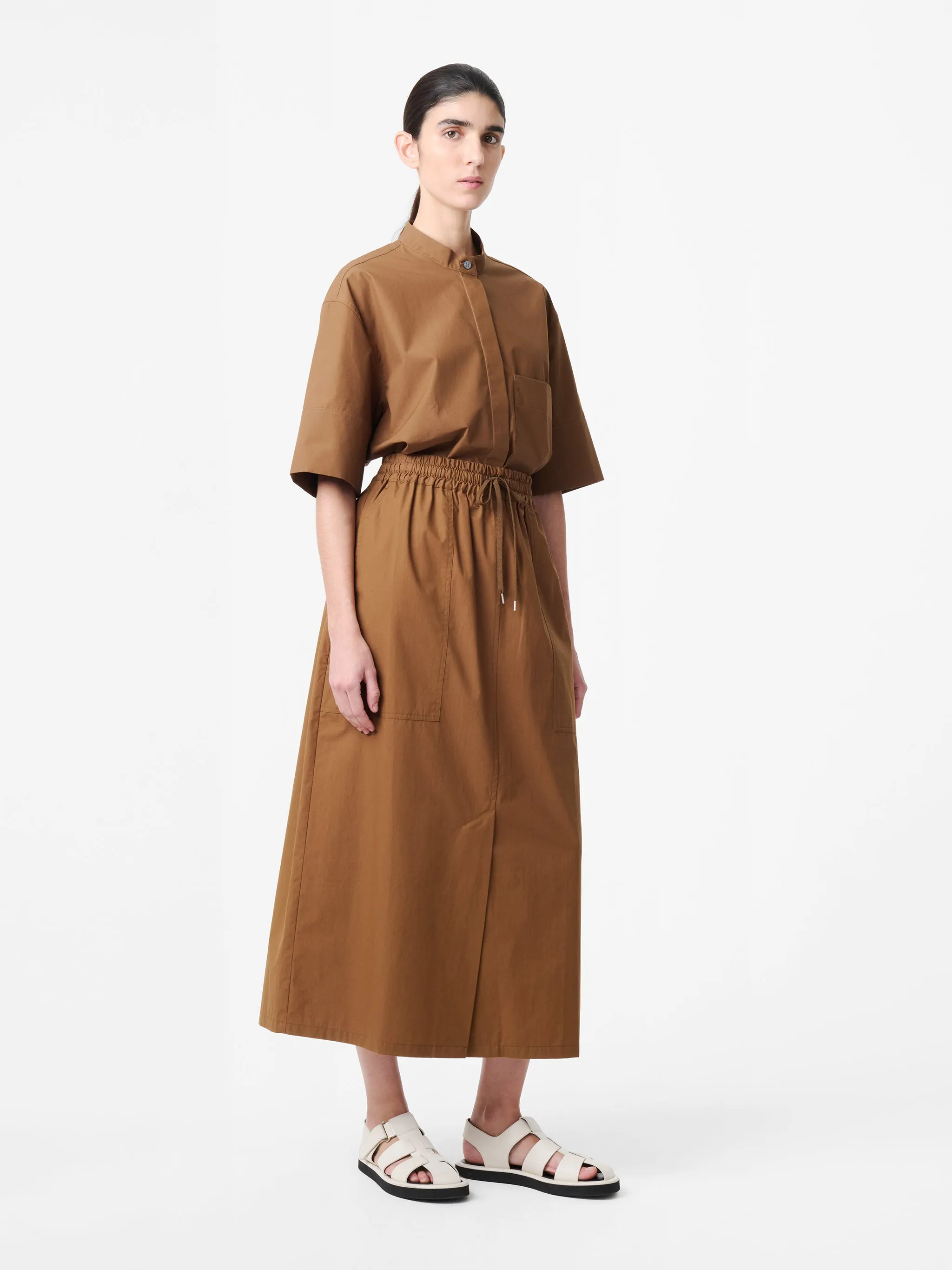 Oates Skirt in Almond sold by Studio Nicholson product image thumbnail 2