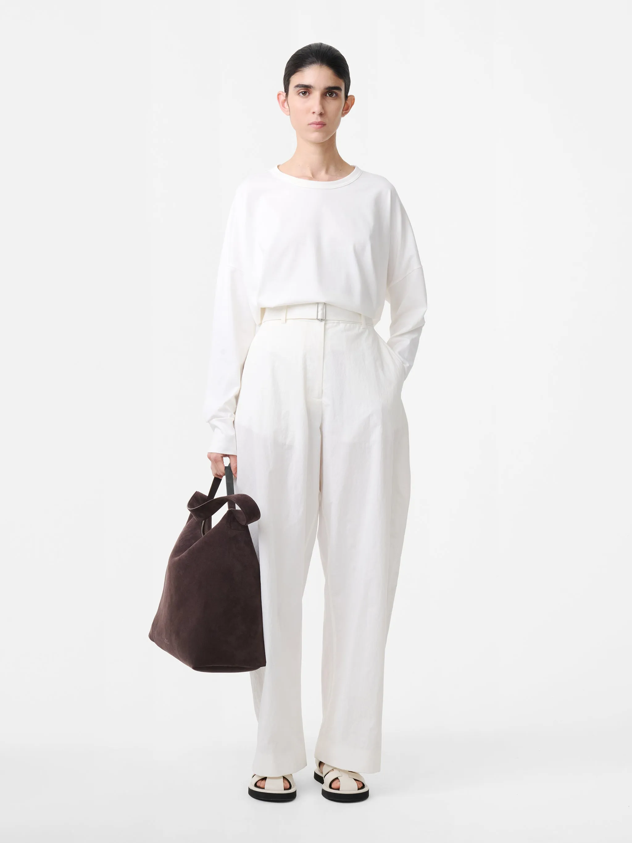 Doring Pant in Parchment sold by Studio Nicholson
