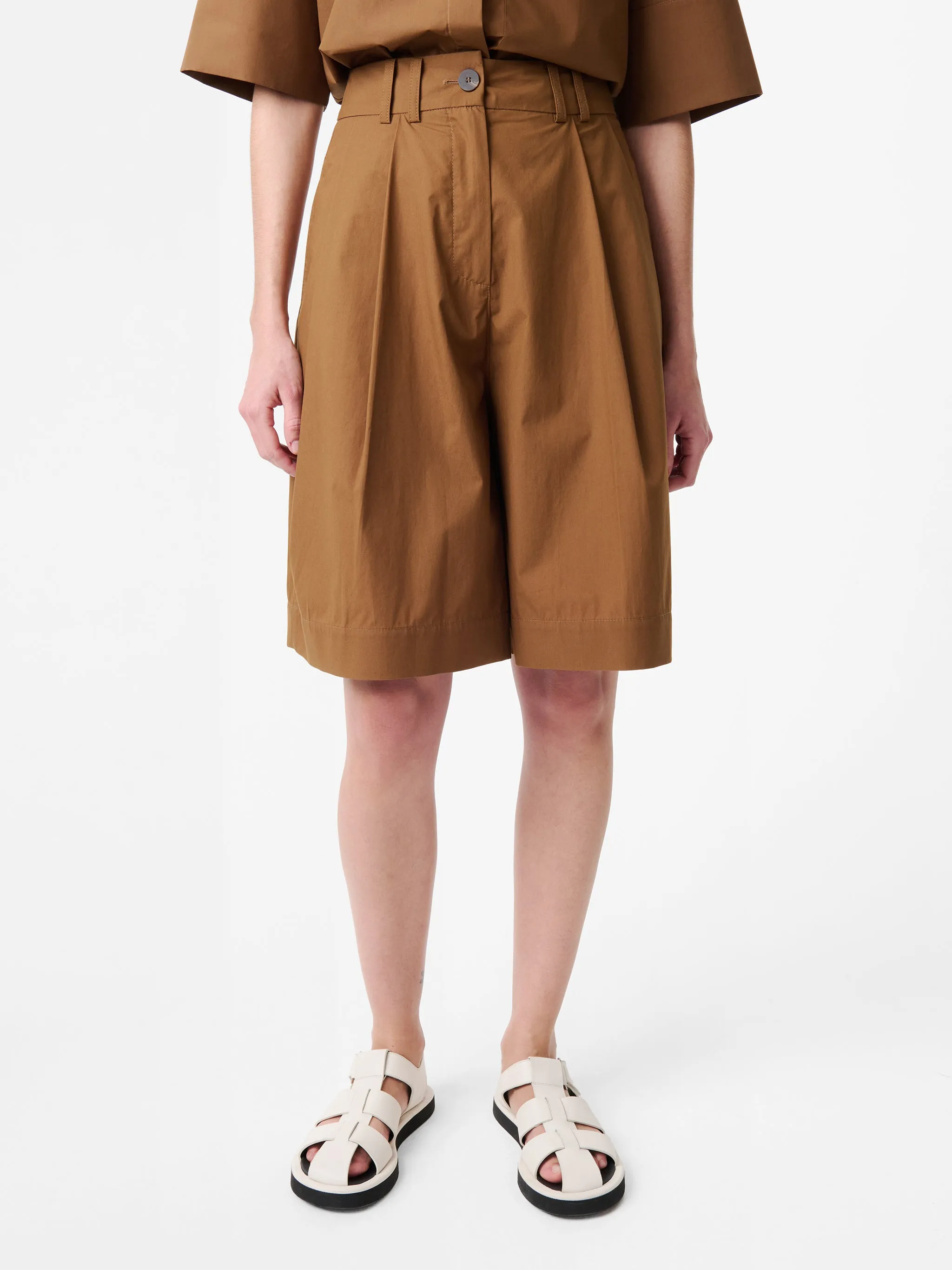 Cito Short in Almond sold by Studio Nicholson product image thumbnail 4