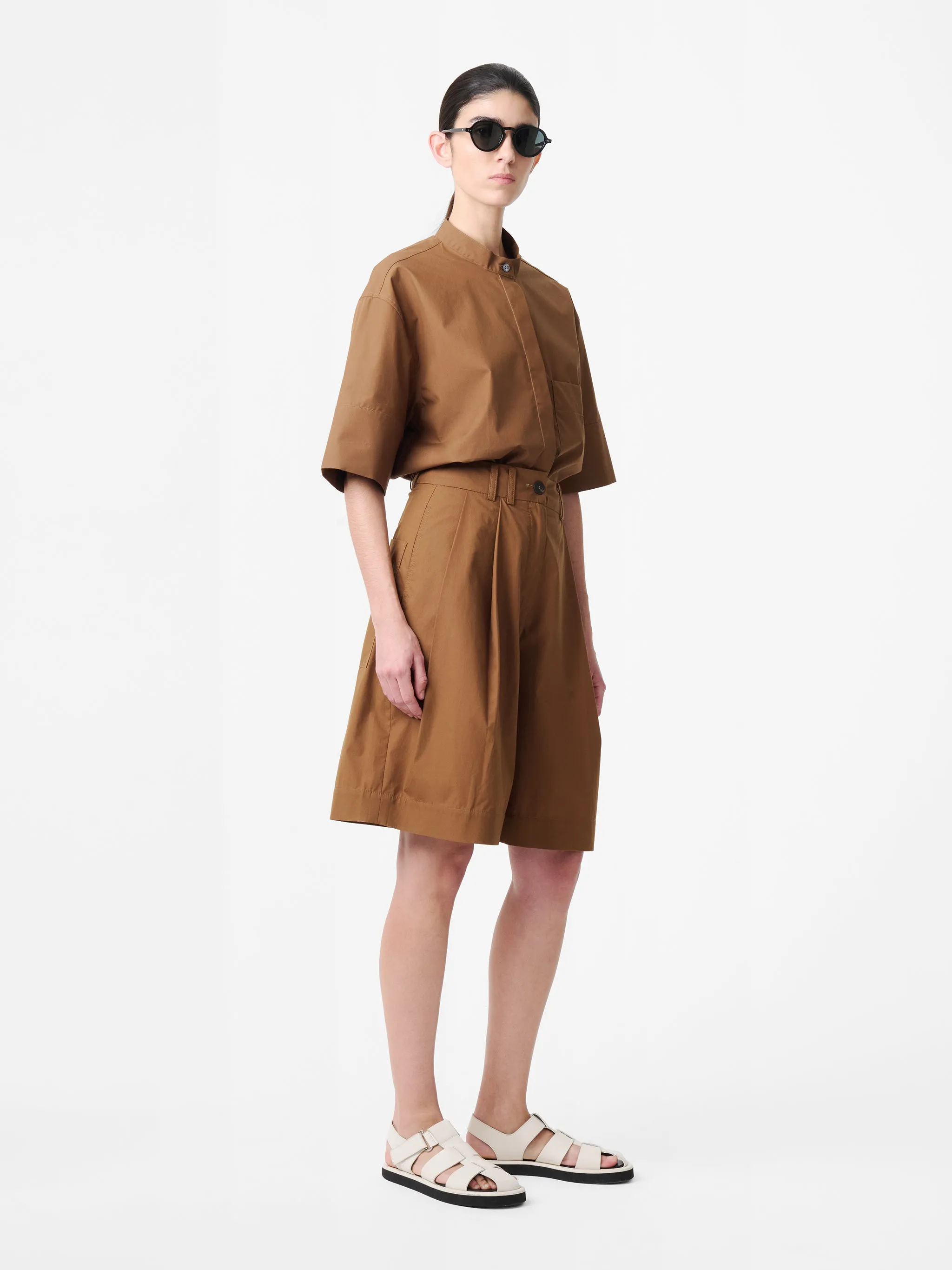 Cito Short in Almond sold by Studio Nicholson product image thumbnail 2