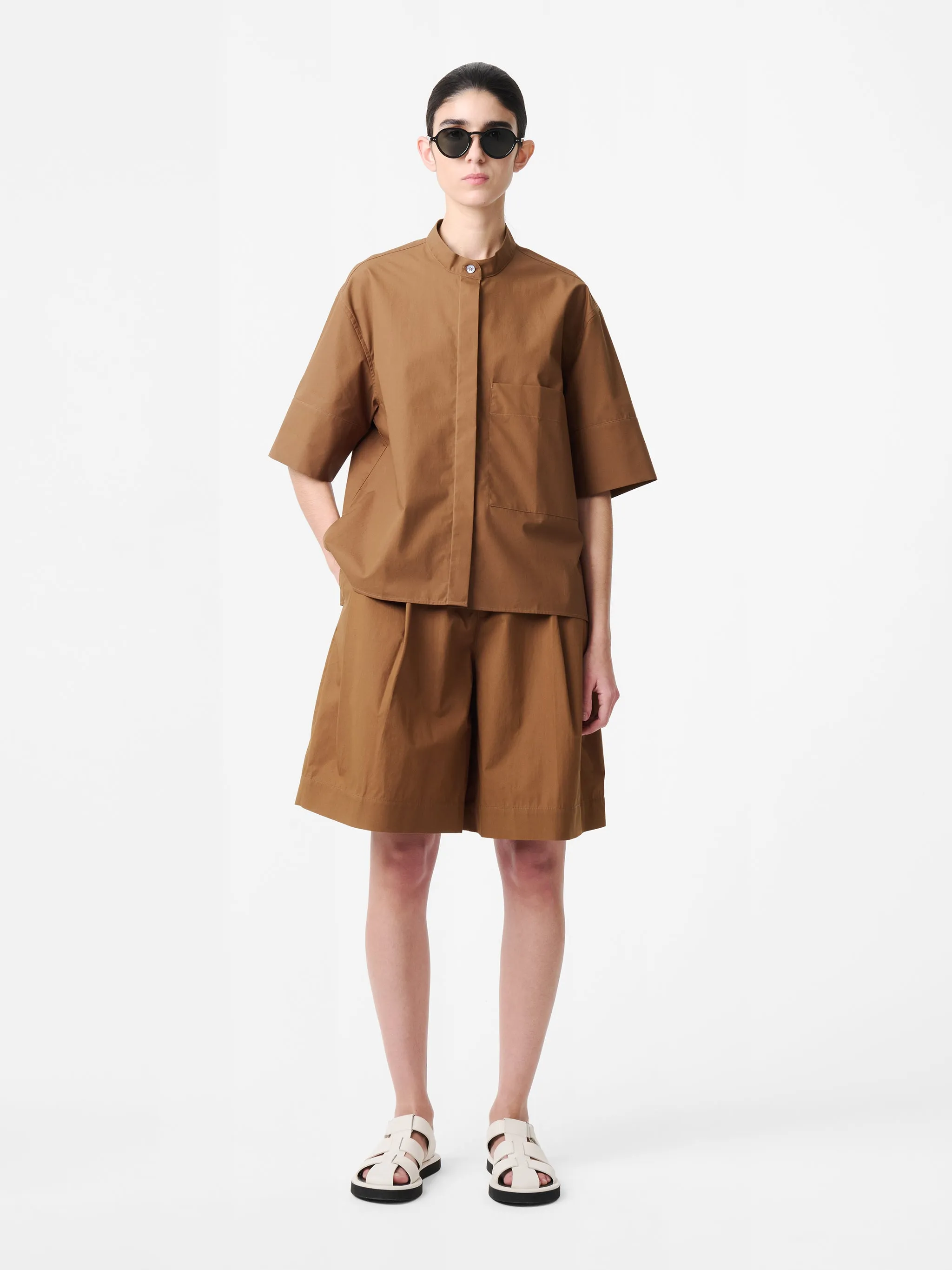 Annick Shirt in Almond sold by Studio Nicholson product image thumbnail 2