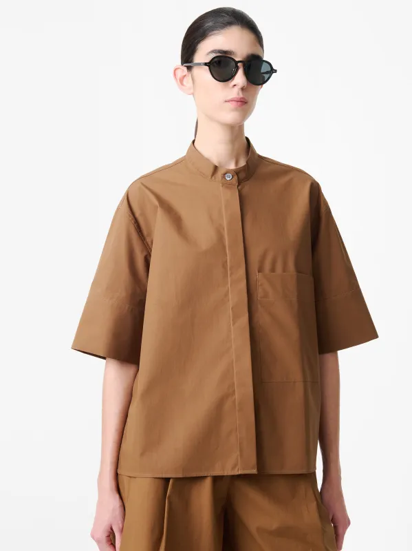 Annick Shirt in Almond sold by Studio Nicholson