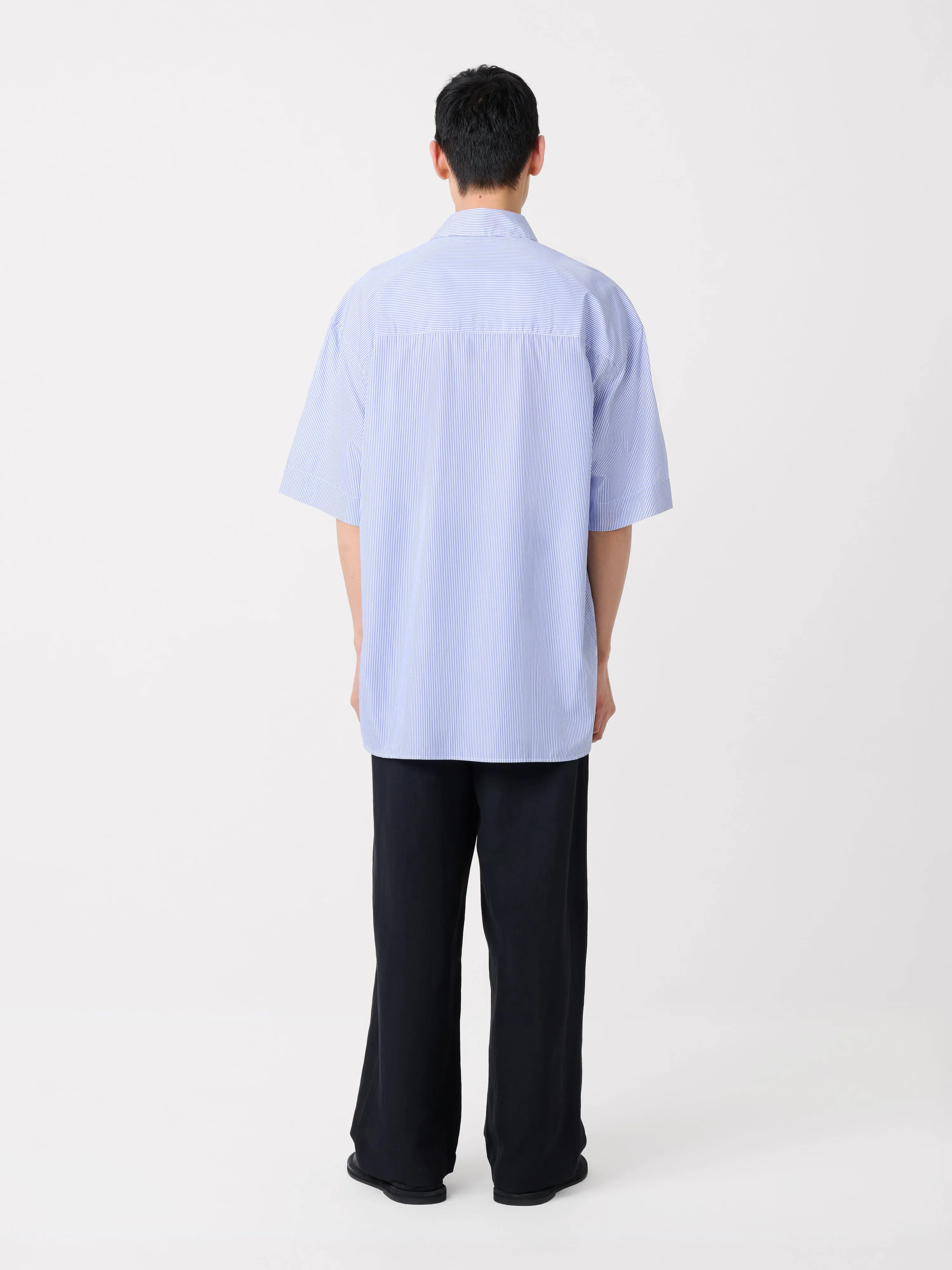 Sorono Shirt in Blue / White sold by Studio Nicholson product image thumbnail 5