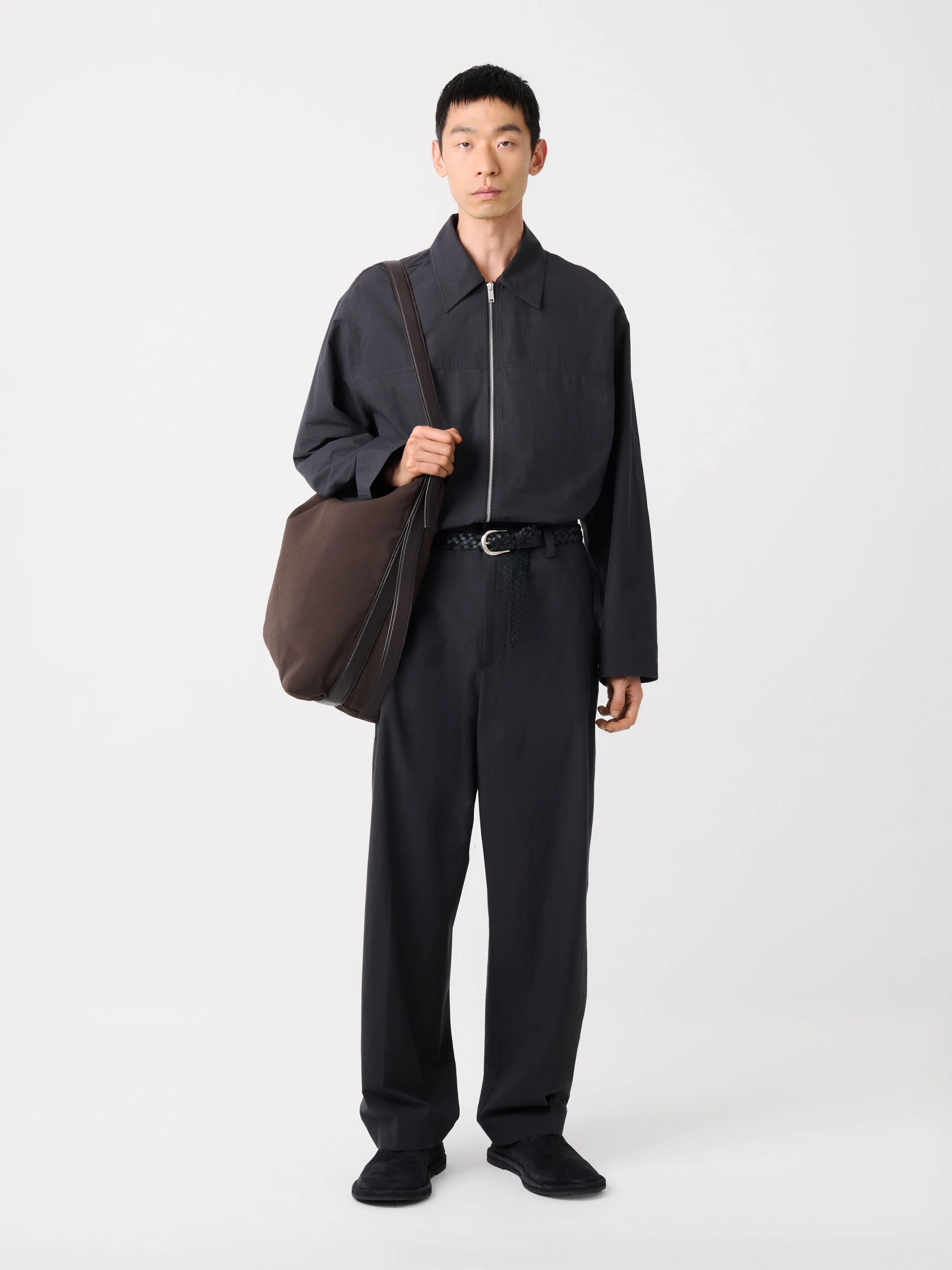 Fola Jacket in Graphite sold by Studio Nicholson