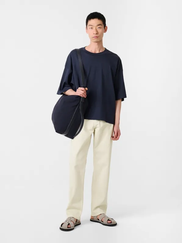 Riso Denim Pant in Parchment sold by Studio Nicholson