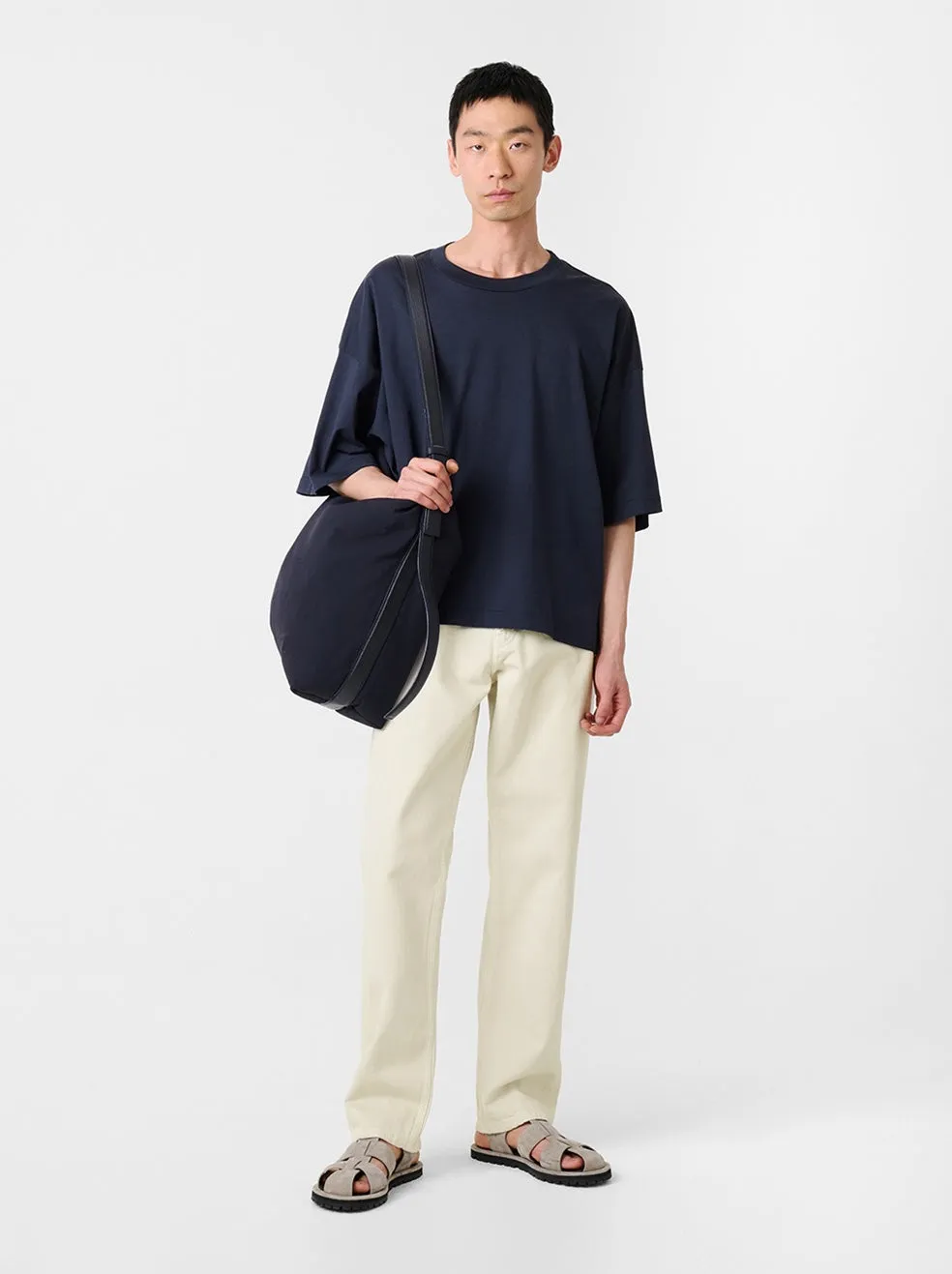 Riso Denim Pant in Parchment sold by Studio Nicholson