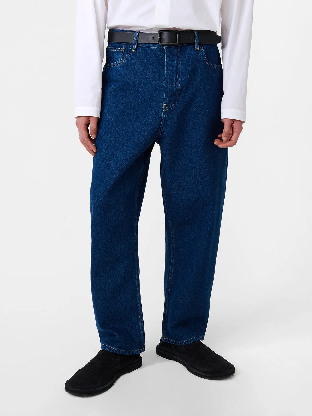 Land Denim Pant in Indigo Wash sold by Studio Nicholson product image thumbnail 3